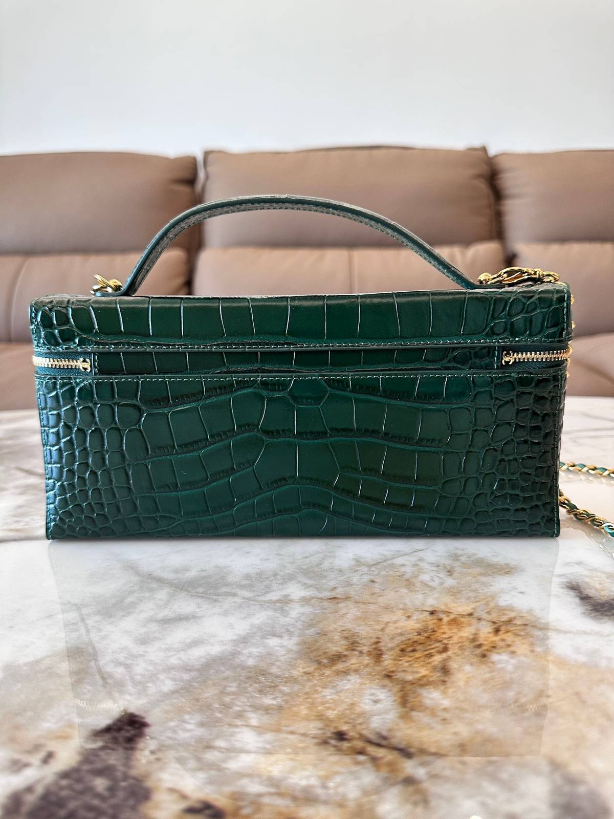 シャネル CHANEL マトラッセ キャビアスキン バニティバッグ ブラック ゴールド金具 レディース - 画像 17