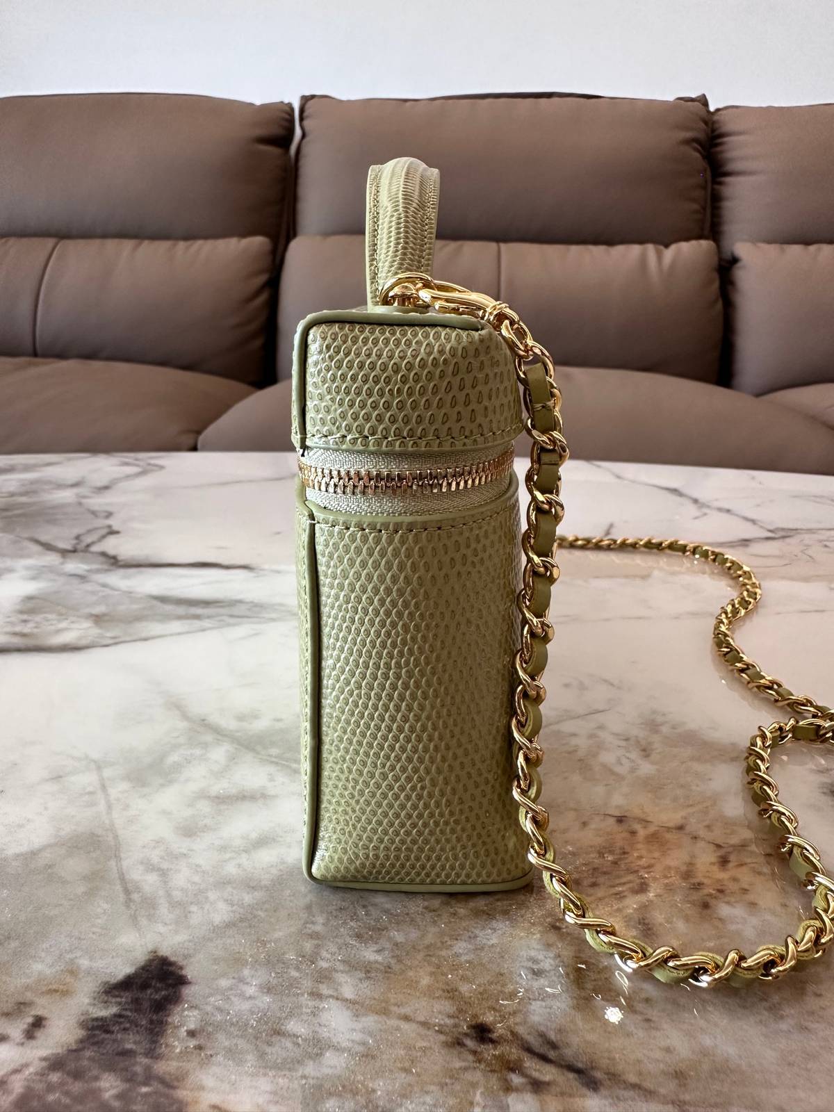 シャネル CHANEL マトラッセ ラムスキン チェーンショルダーバッグ ゴールド金具 レディース ブラック - 画像 8