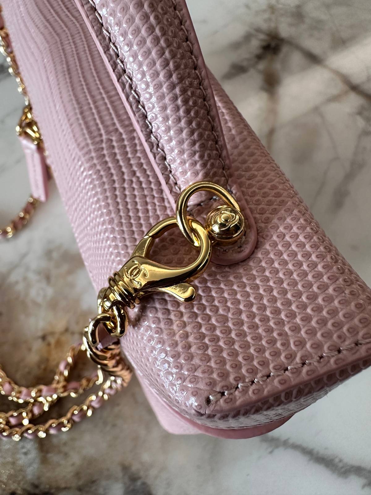シャネル CHANEL マトラッセ チェーンショルダーバッグ キャビアスキン ゴールド金具 レディース - 画像 7