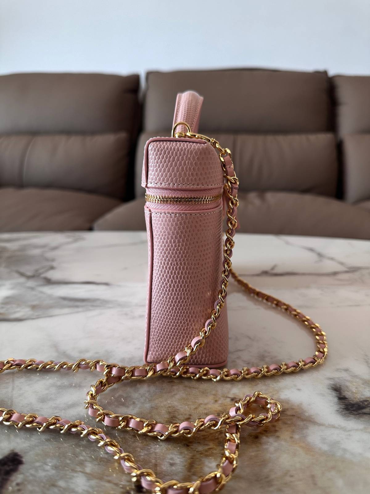 シャネル CHANEL マトラッセ チェーンショルダーバッグ キャビアスキン ゴールド金具 レディース - 画像 9