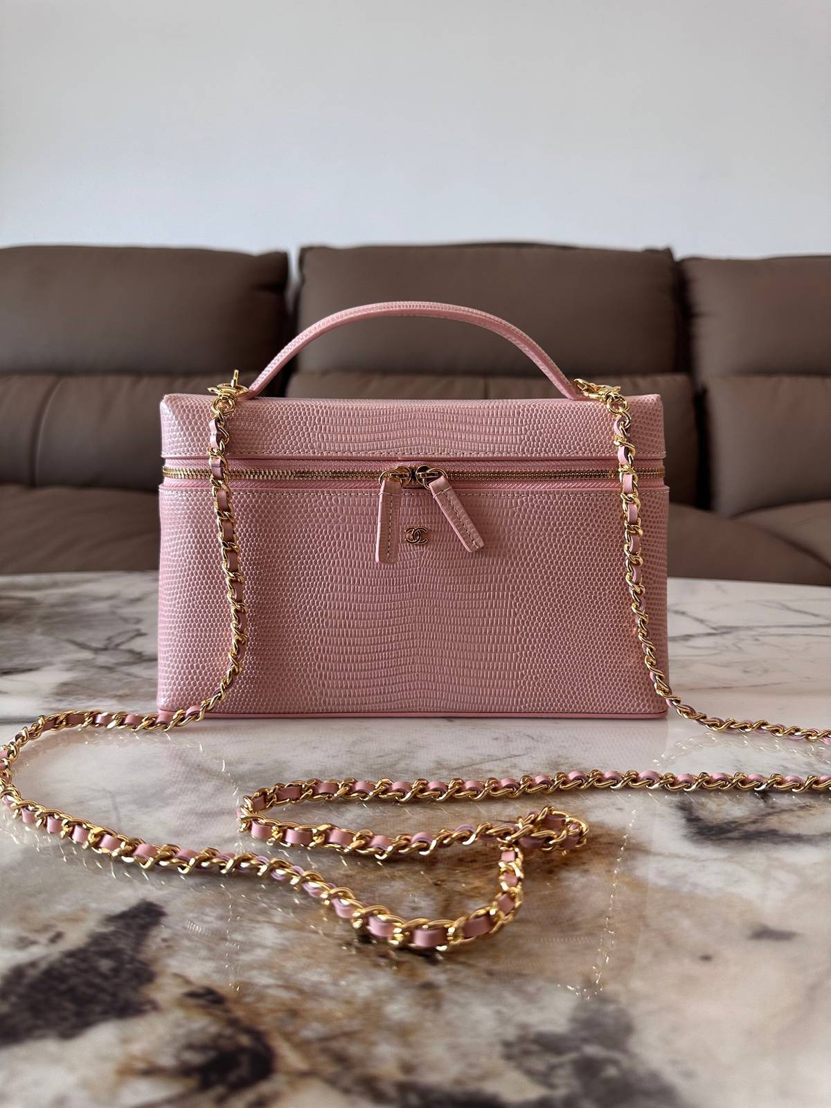 シャネル CHANEL マトラッセ チェーンショルダーバッグ キャビアスキン ゴールド金具 レディース - 画像 10