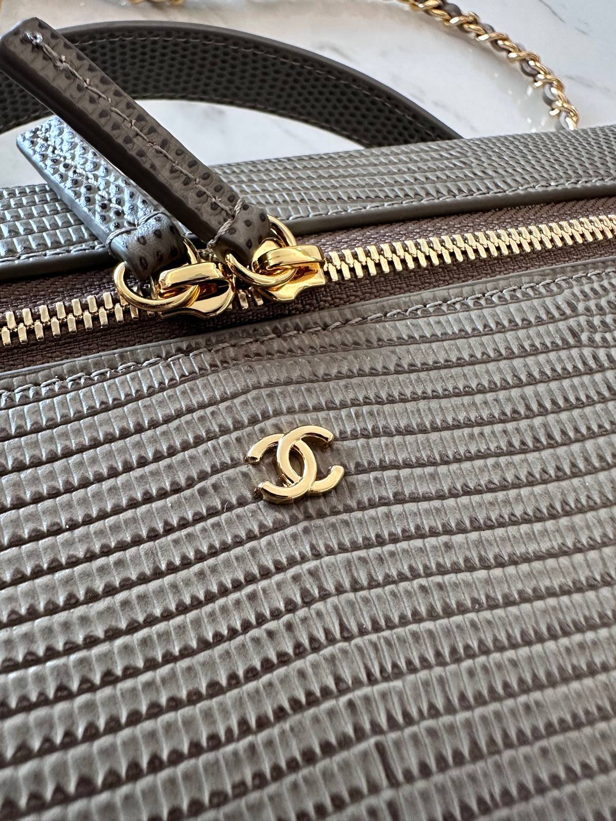 シャネル CHANEL マトラッセ チェーンショルダーバッグ キャビアスキン ゴールド金具 レディース - 画像 15
