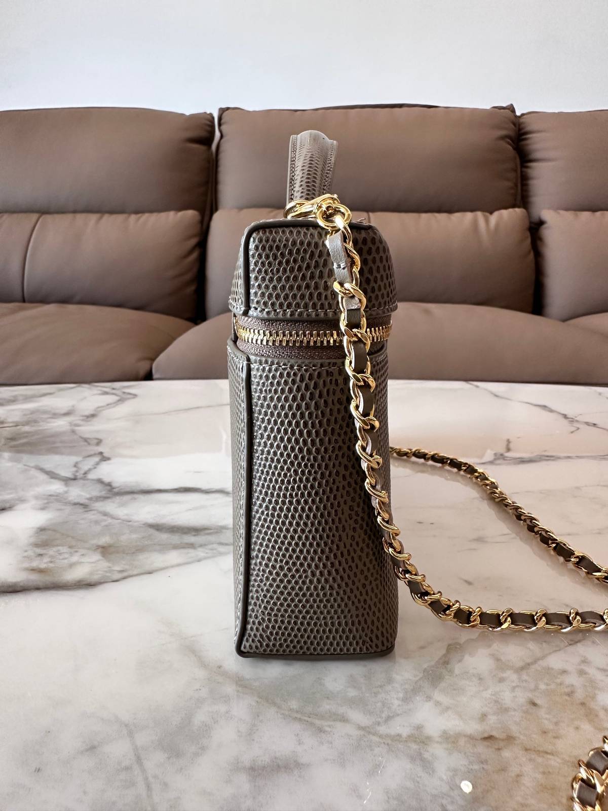 シャネル CHANEL マトラッセ チェーンショルダーバッグ キャビアスキン ゴールド金具 レディース - 画像 18