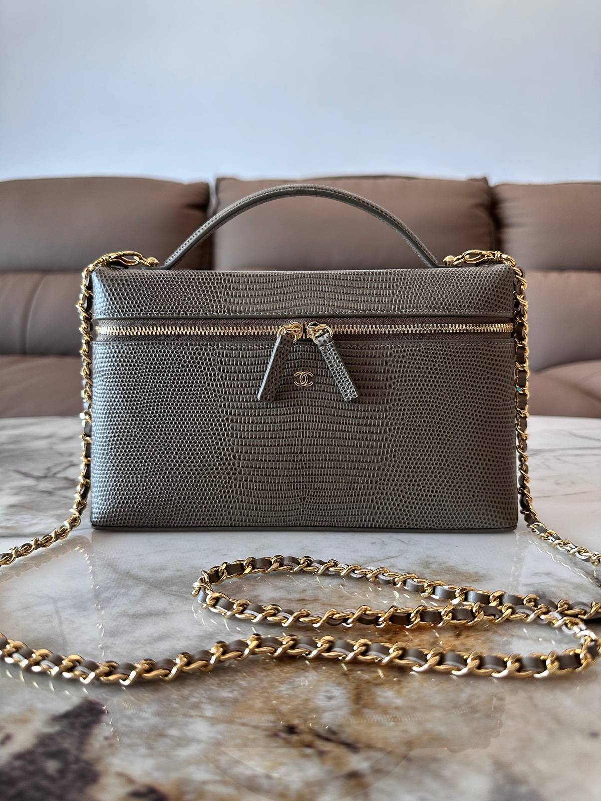 シャネル CHANEL マトラッセ チェーンショルダーバッグ キャビアスキン ゴールド金具 レディース - 画像 19