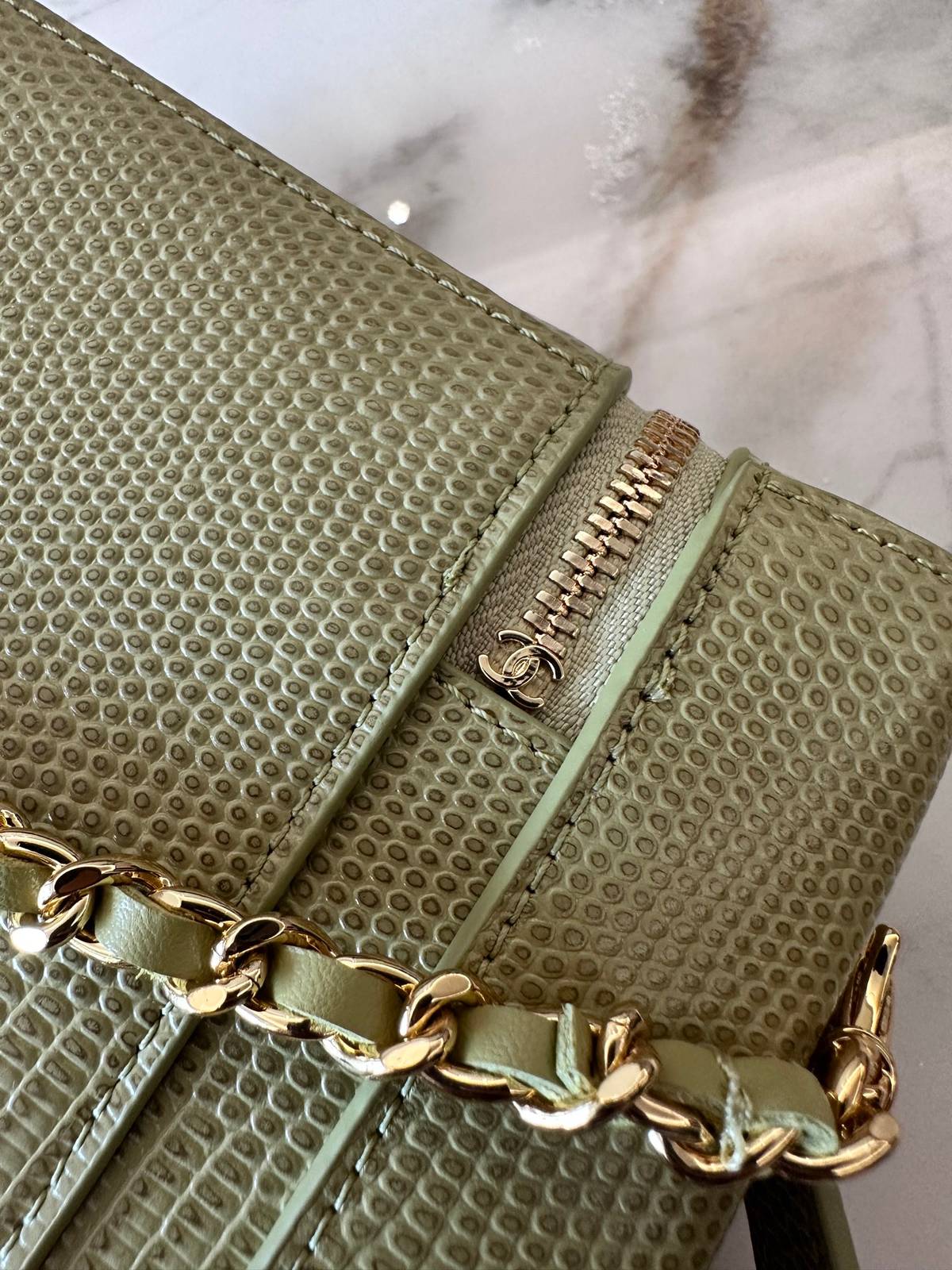 シャネル CHANEL マトラッセ キャビアスキン チェーンショルダーバッグ ブラック金具 レディース - 画像 5