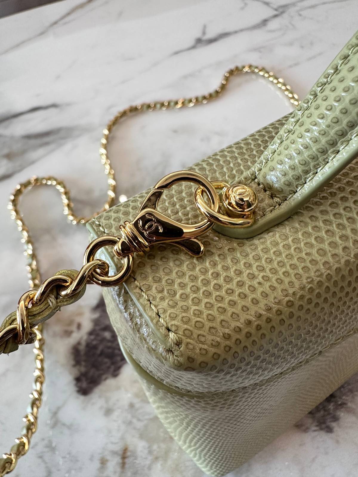 シャネル CHANEL マトラッセ キャビアスキン チェーンショルダーバッグ ブラック金具 レディース - 画像 6