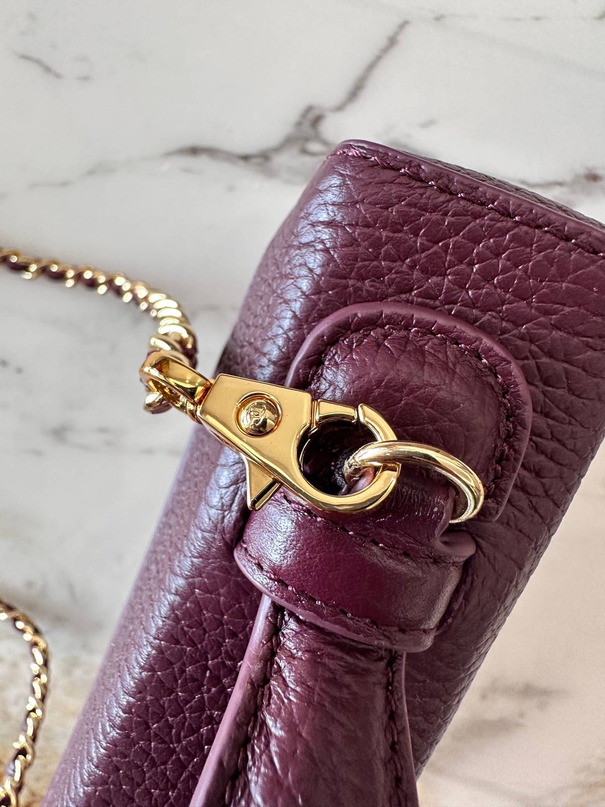 シャネル CHANEL マトラッセ バニティバッグ キャビアスキン ゴールド金具 レザー編み込みチェーン ファスナー開閉 - 画像 13