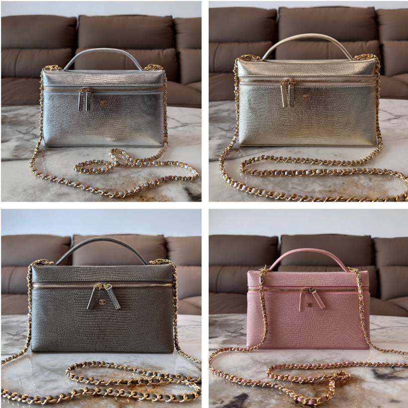 シャネル CHANEL マトラッセ バニティバッグ キャビアスキン ゴールド金具 レザー編み込みチェーン ブラック レデ