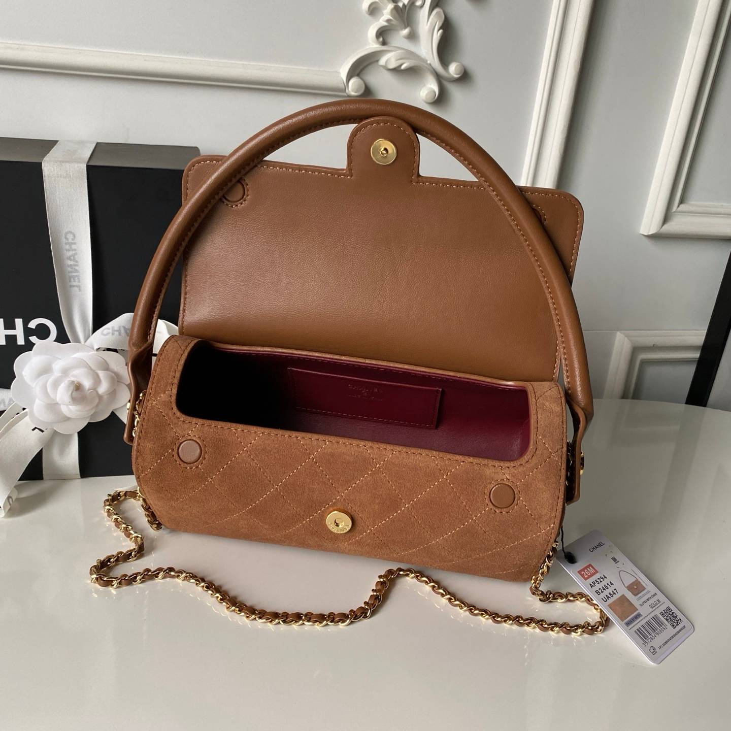 シャネル CHANEL マトラッセ キャビアスキン チェーンショルダーバッグ ゴールド金具 レディース - 画像 4