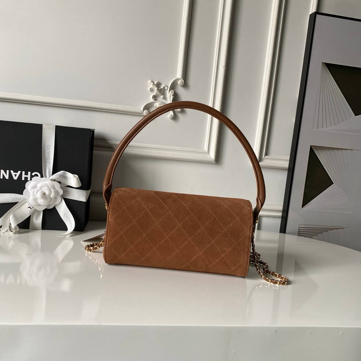シャネル CHANEL マトラッセ キャビアスキン チェーンショルダーバッグ ゴールド金具 レディース - 画像 9