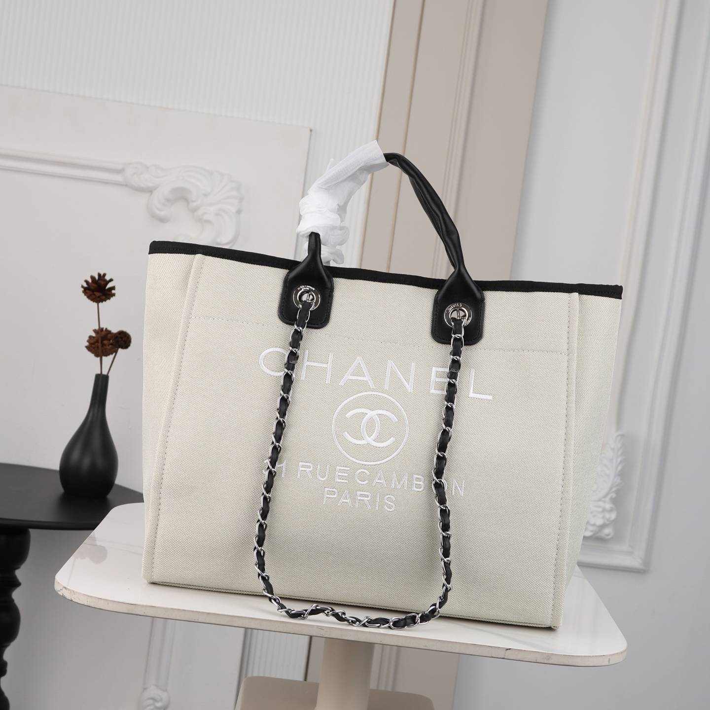 シャネル CHANEL キャビアスキン マトラッセ チェーンショルダーバッグ ブラック ホワイト ベージュ ピンク レッ - 画像 10