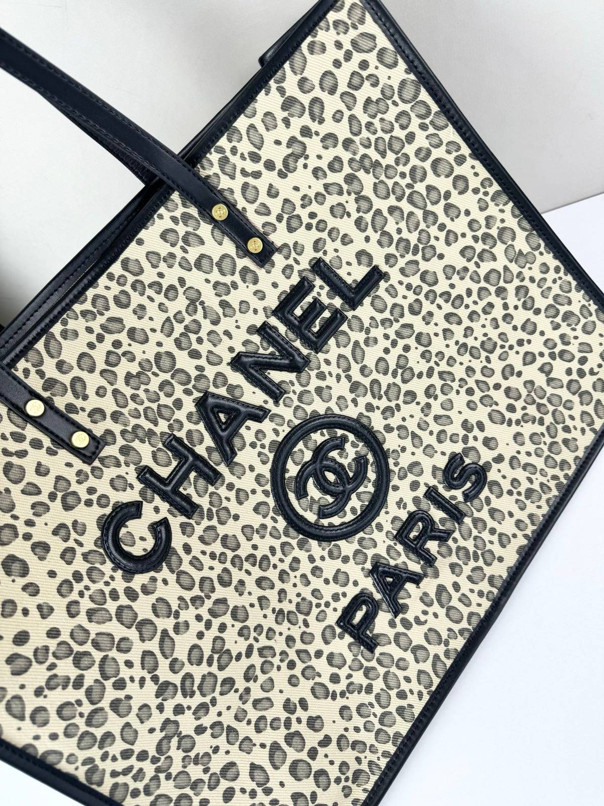シャネル CHANEL 6922 レオパード柄 チェーンショルダーバッグ マトラッセ ラムスキン ブラック金具 レディー - 画像 7
