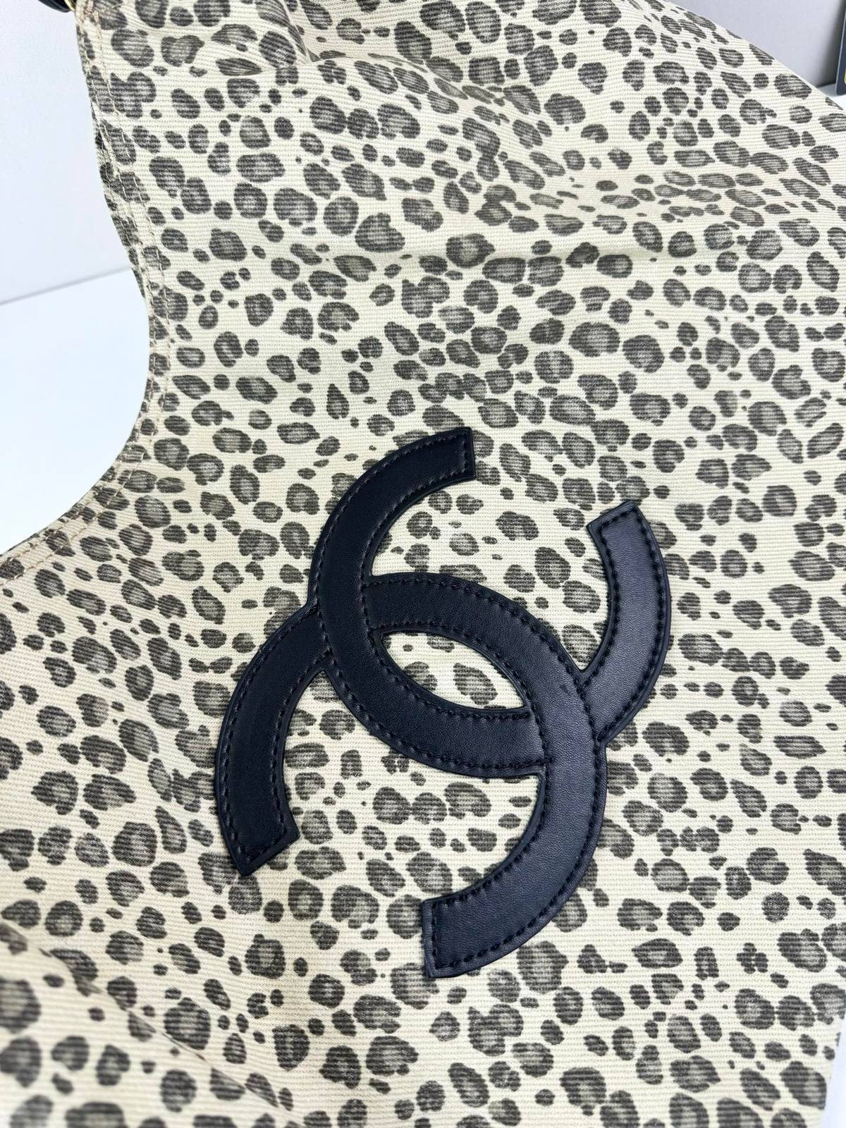 CHANEL シャネル 6708 マトラッセ フラップバッグ レオパード柄 キャビアスキン ゴールド金具 レディース - 画像 7