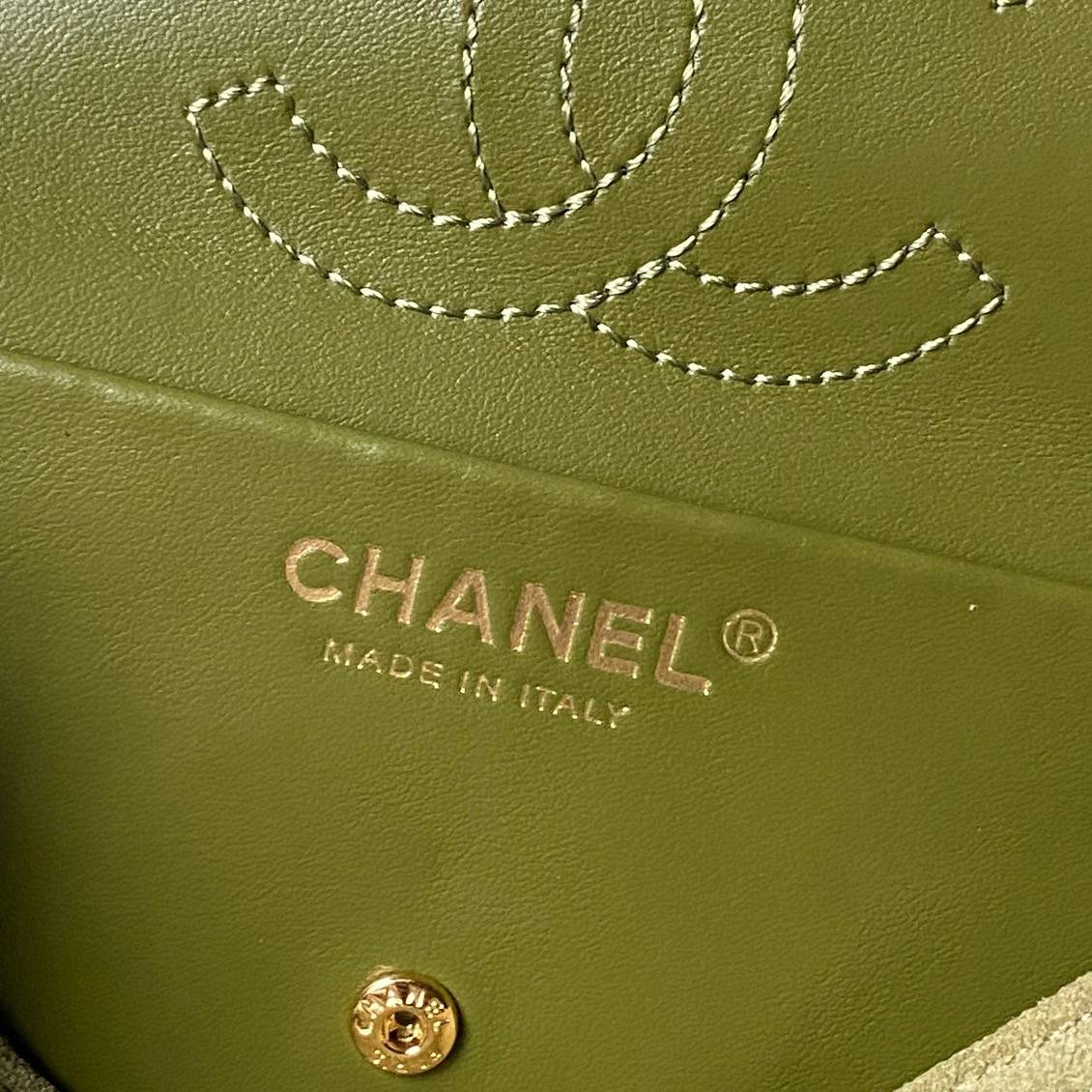 シャネル CHANEL マトラッセ ミニフラップバッグ ラムスキン ゴールド金具 レザー編み込みチェーン ミニバッグ レ - 画像 2