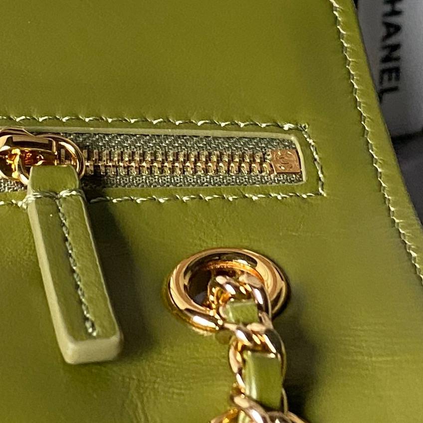 シャネル CHANEL マトラッセ ミニフラップバッグ ラムスキン ゴールド金具 レザー編み込みチェーン ミニバッグ レ - 画像 3