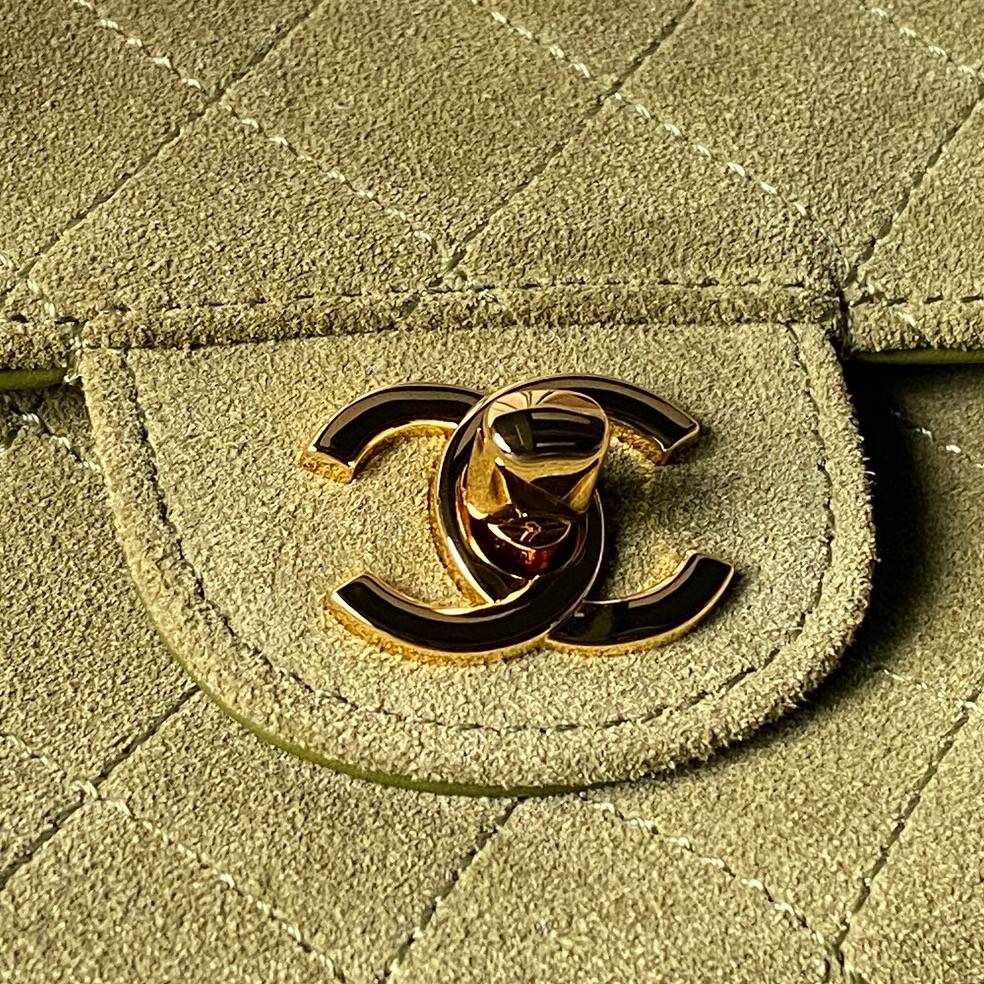 シャネル CHANEL マトラッセ ミニフラップバッグ ラムスキン ゴールド金具 レザー編み込みチェーン ミニバッグ レ - 画像 8