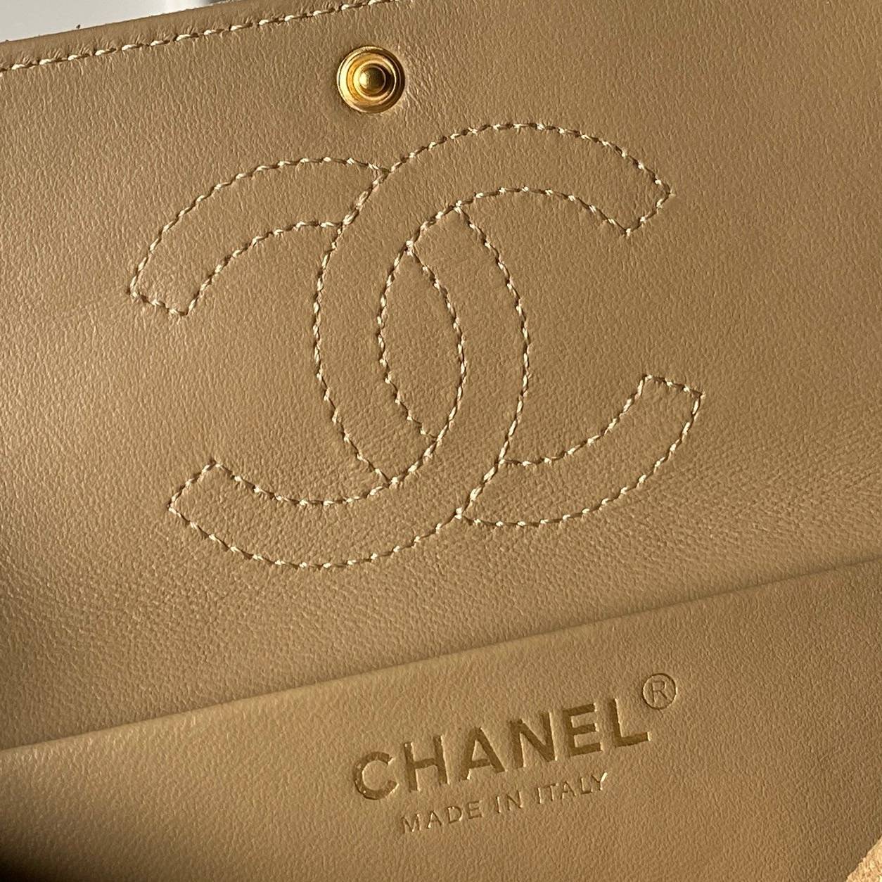 シャネル CHANEL マトラッセ ミニフラップバッグ ラムスキン ゴールド金具 レザー編み込みチェーン ミニバッグ レ - 画像 12