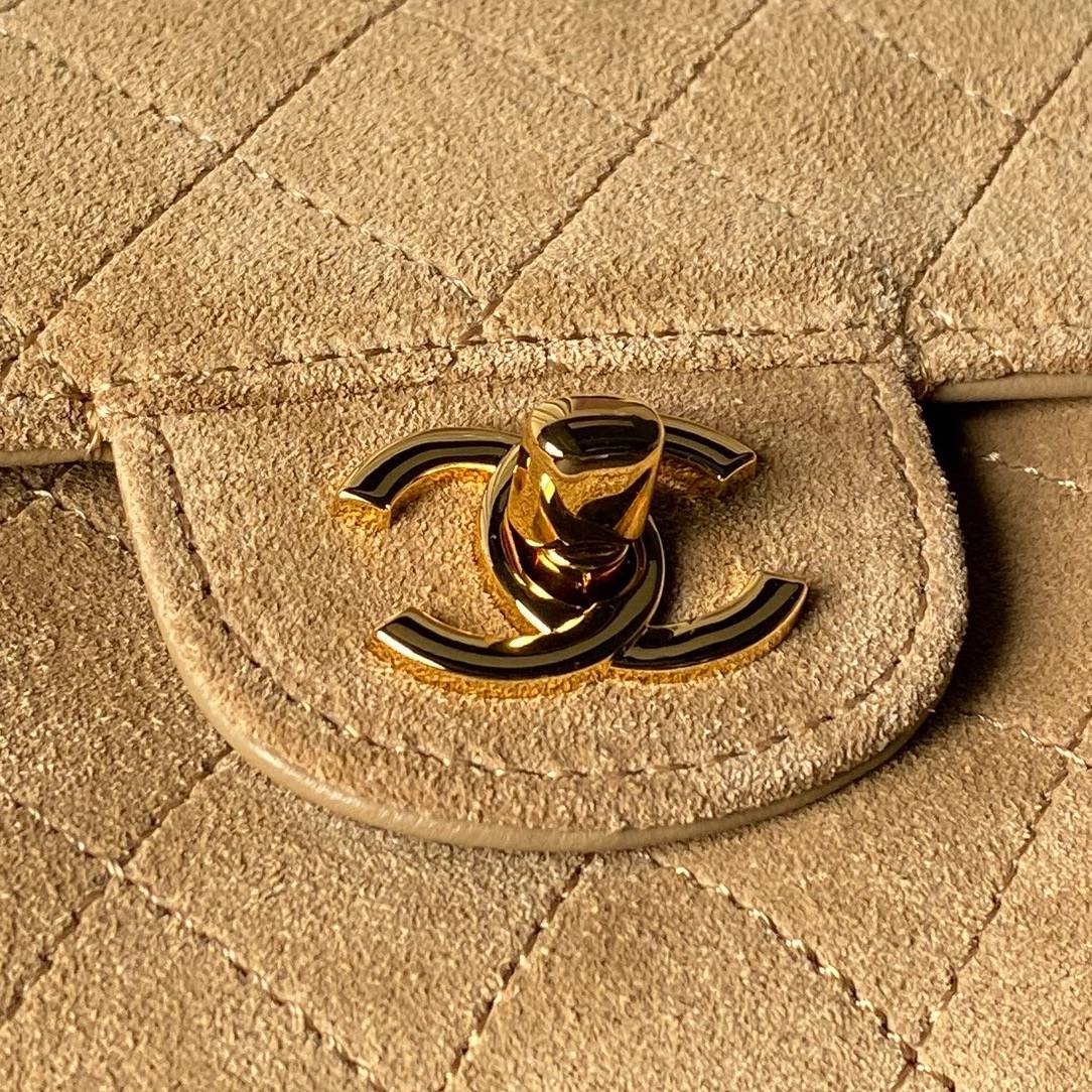 シャネル CHANEL マトラッセ ミニフラップバッグ ラムスキン ゴールド金具 レザー編み込みチェーン ミニバッグ レ - 画像 17