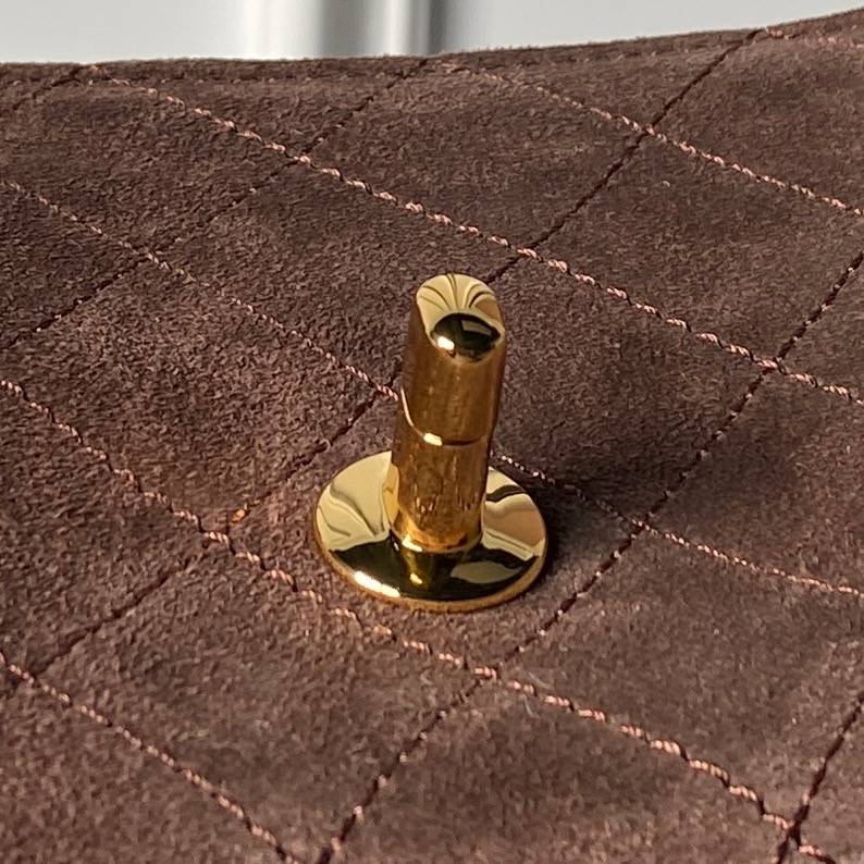 シャネル CHANEL マトラッセ ミニフラップバッグ ラムスキン ゴールド金具 レザー編み込みチェーン ミニバッグ レ - 画像 20