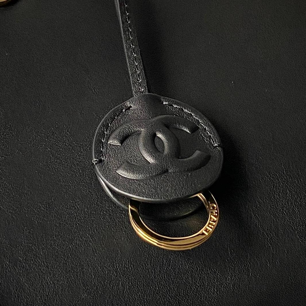 シャネル CHANEL ボストンバッグ マトラッセ ブラックキャビアスキン ゴールド金具 2WAY レディース - 画像 7