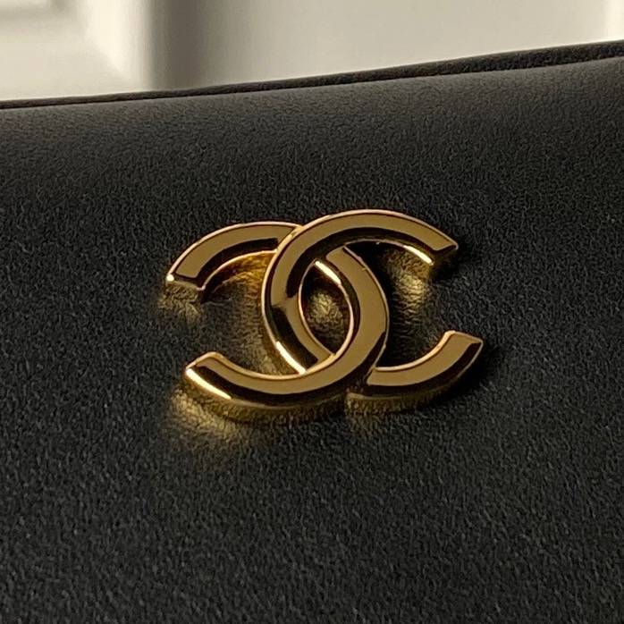シャネル CHANEL ボストンバッグ マトラッセ ブラックキャビアスキン ゴールド金具 2WAY レディース - 画像 8