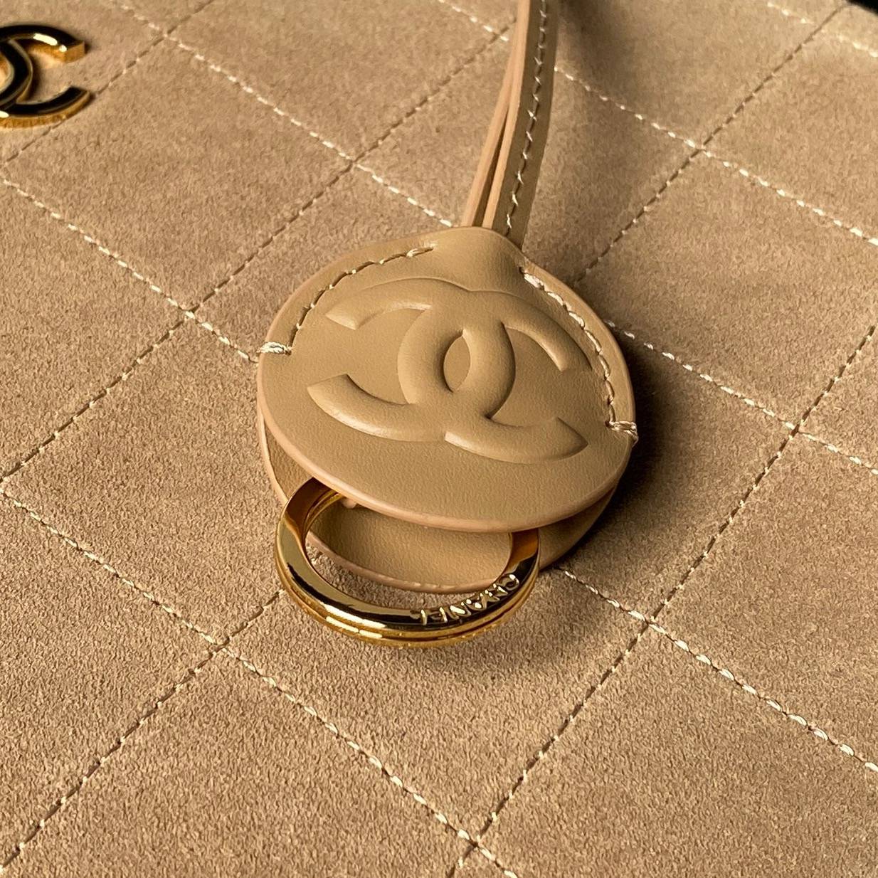 シャネル CHANEL 6580 マトラッセ ラムスキン ハンドバッグ ゴールド金具 レザー編み込みチェーン フラップバ - 画像 16