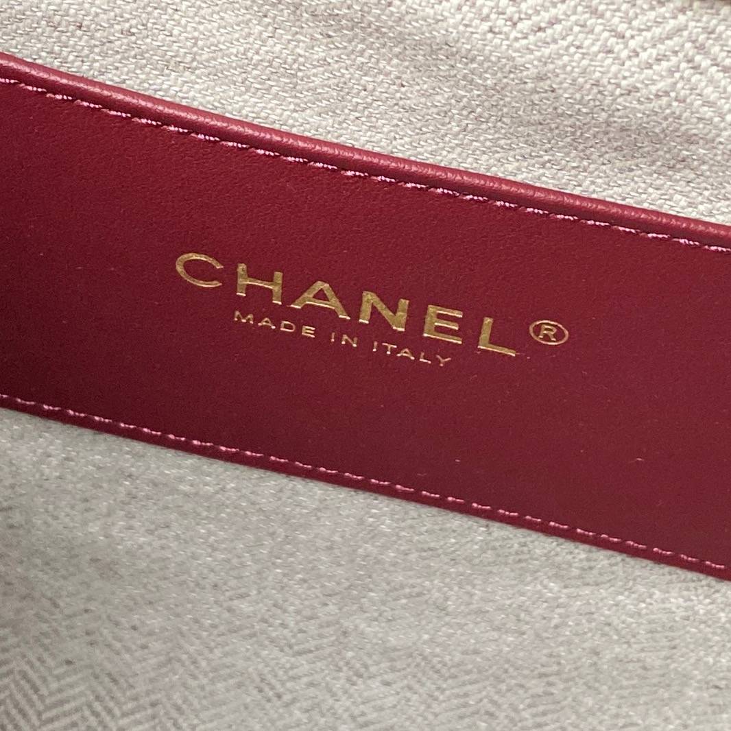 シャネル CHANEL マトラッセ チェーンショルダーバッグ キャビアスキン ブラック ゴールド金具 レディース - 画像 11
