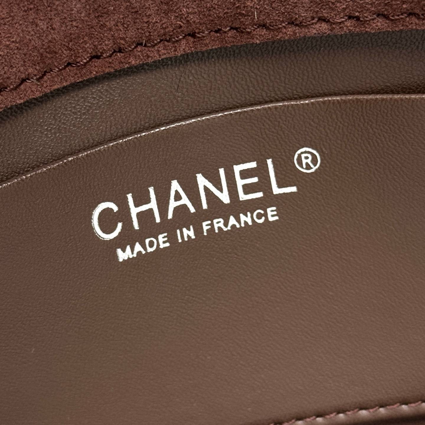 シャネル 6228 ラムスキン フラップバッグ シルバー金具 レザー編み込みチェーン クロスボディ レディース ブラック - 画像 4