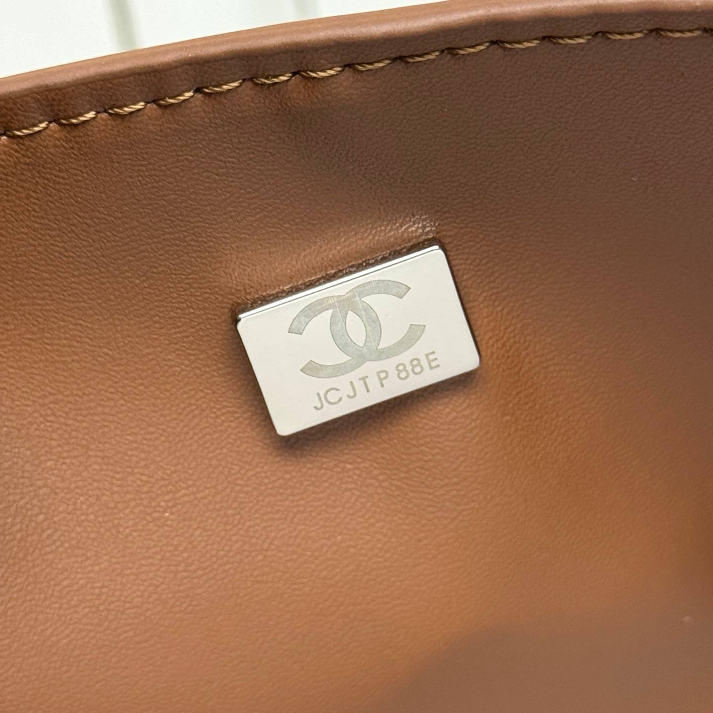 シャネル CHANEL 6228 マトラッセ フラップバッグ キャビアスキン シルバー金具 レザー編み込みチェーン 2W - 画像 12