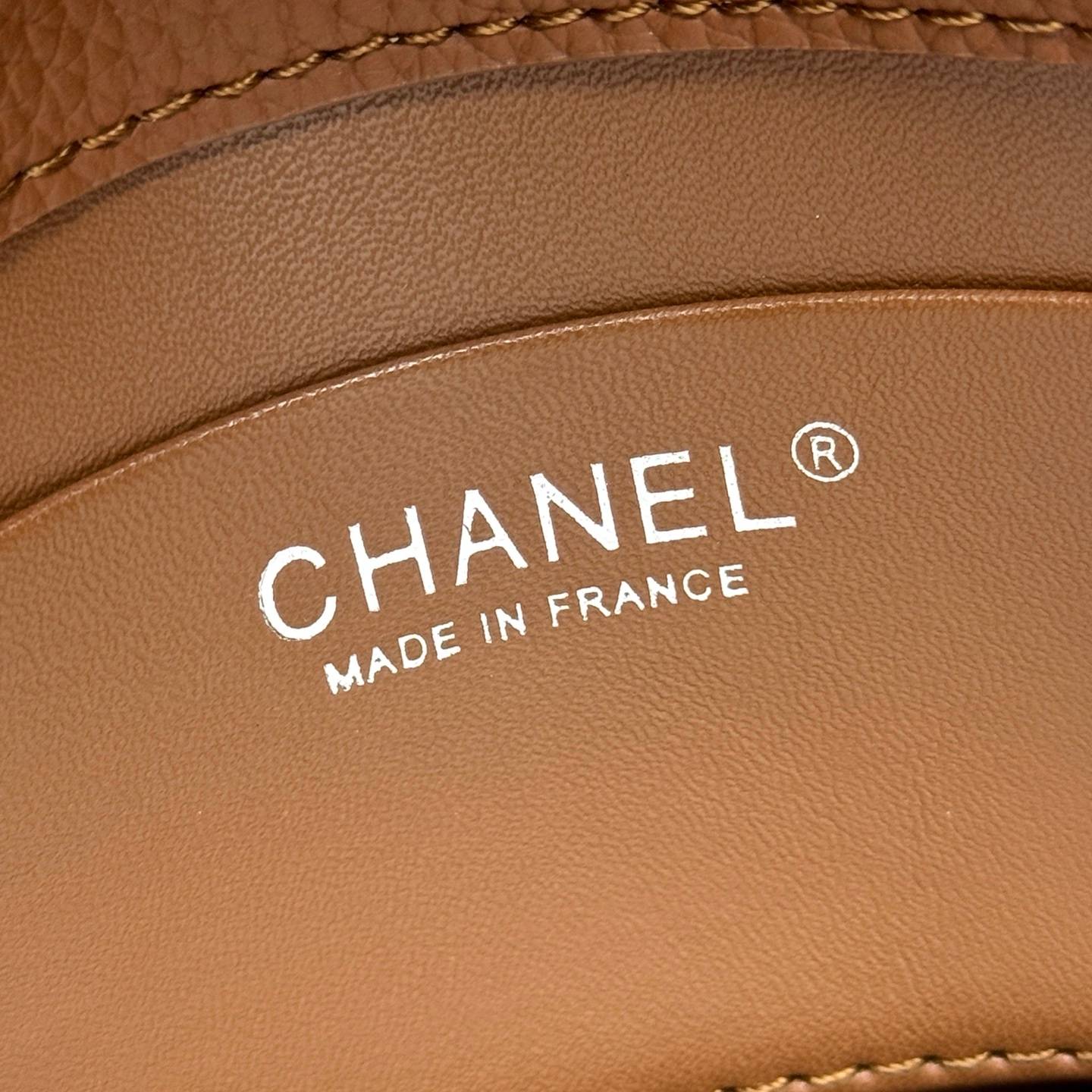 シャネル CHANEL 6228 マトラッセ フラップバッグ キャビアスキン シルバー金具 レザー編み込みチェーン 2W - 画像 13