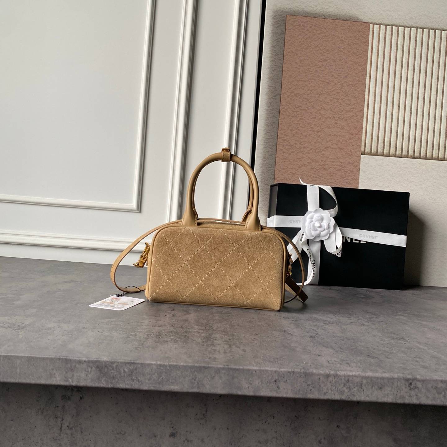 シャネル CHANEL ミニマトラッセ ラムスキン ポシェット ゴールド金具 トップハンドル付き 2WAY レディース - 画像 18