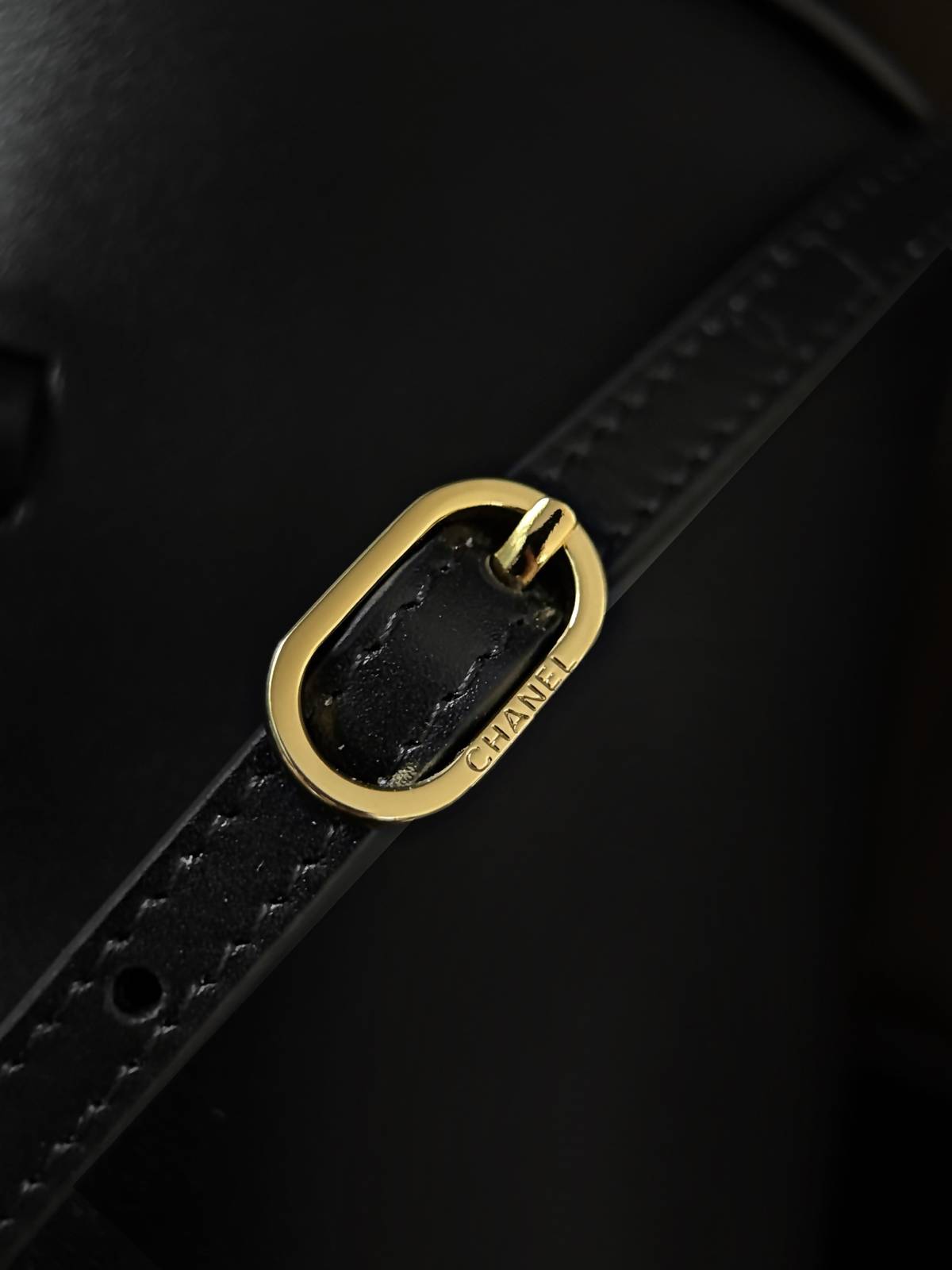 シャネル CHANEL マトラッセ ラムスキン チェーンショルダーバッグ ゴールド金具 ブラック レディース - 画像 5