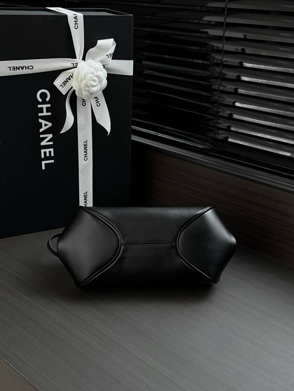 シャネル CHANEL マトラッセ ラムスキン チェーンショルダーバッグ ゴールド金具 ブラック レディース - 画像 8