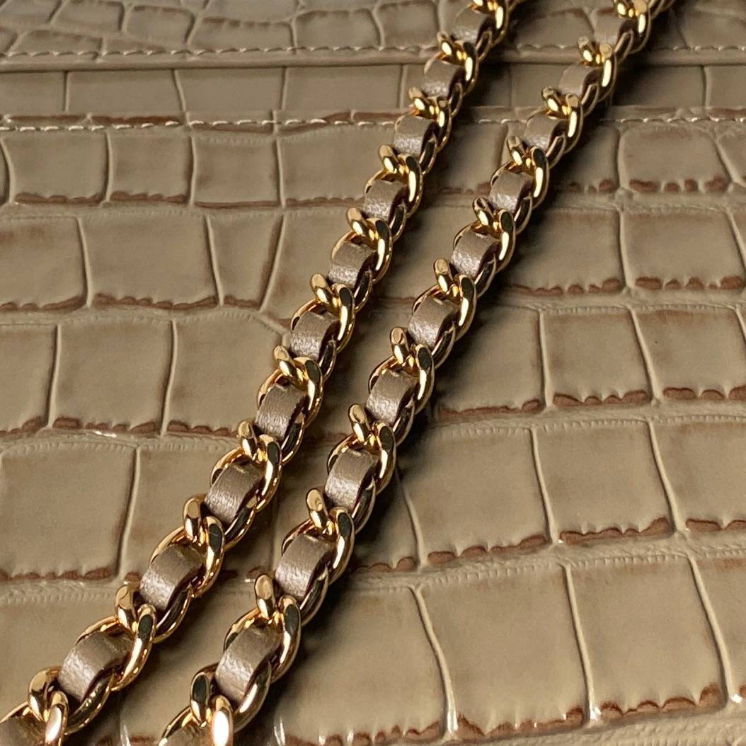 シャネル 5196 マトラッセ キャビアスキン バニティバッグ ゴールド金具 チェーンショルダー レディース - 画像 4