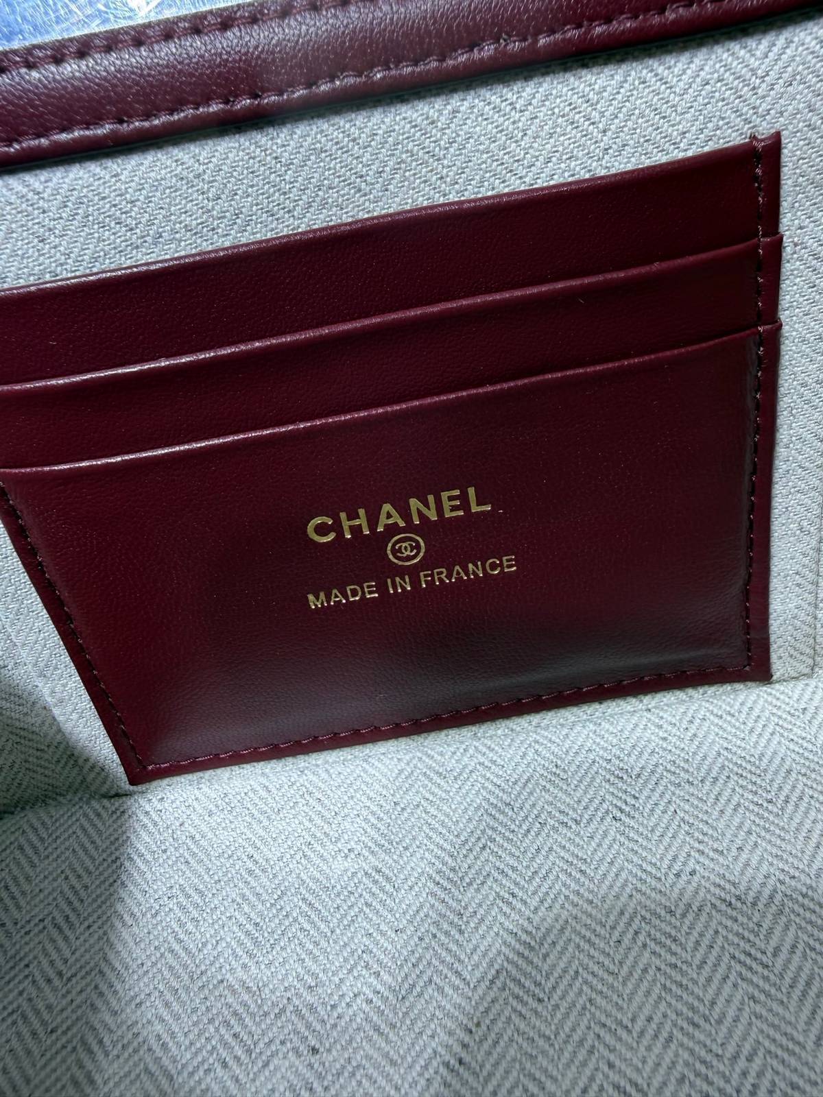 シャネル CHANEL マトラッセ バニティバッグ キャビアスキン ゴールド金具 ミラー付き レディース - 画像 2
