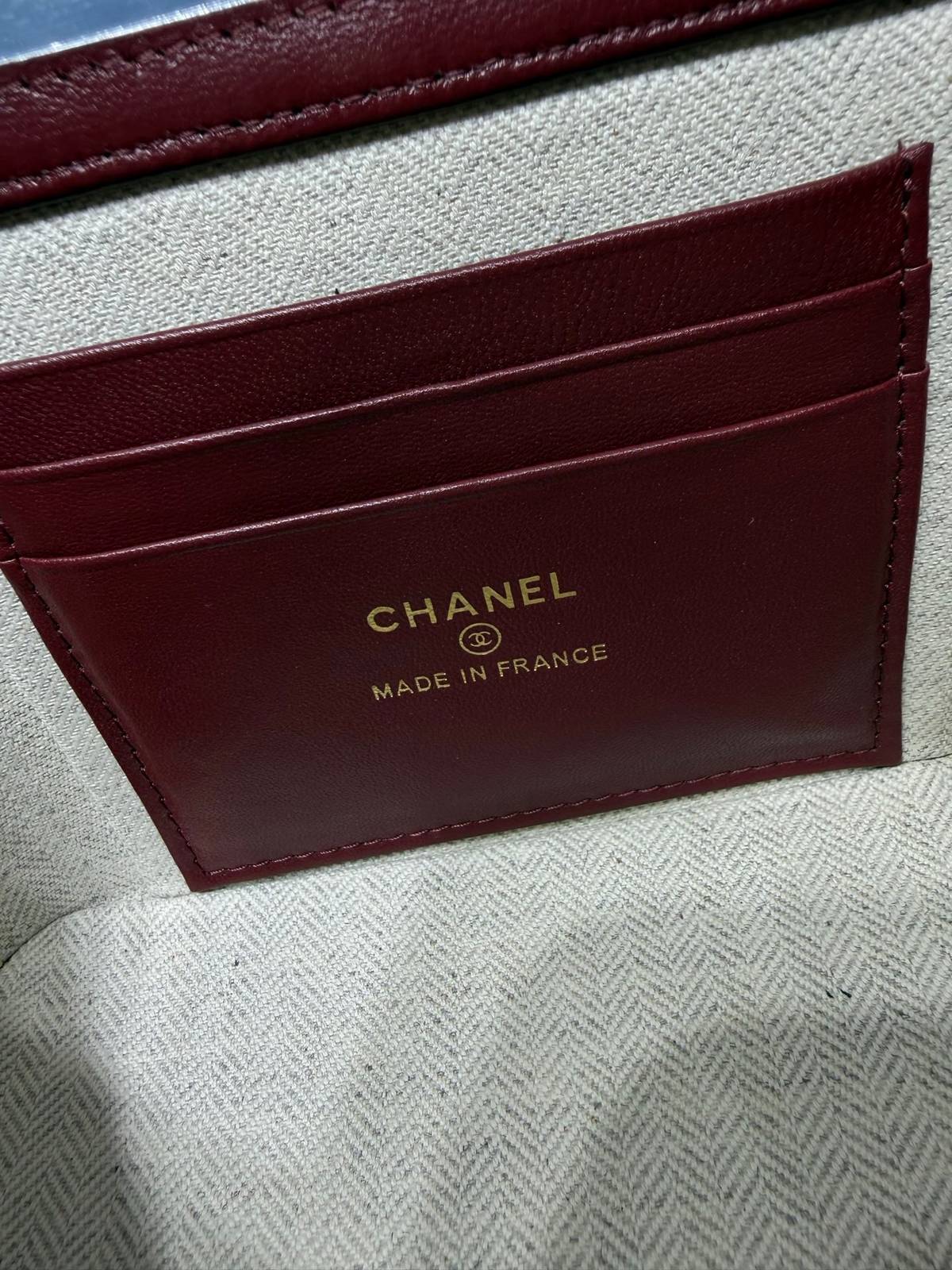 シャネル CHANEL マトラッセ バニティバッグ キャビアスキン ゴールド金具 ミラー付き レディース - 画像 20