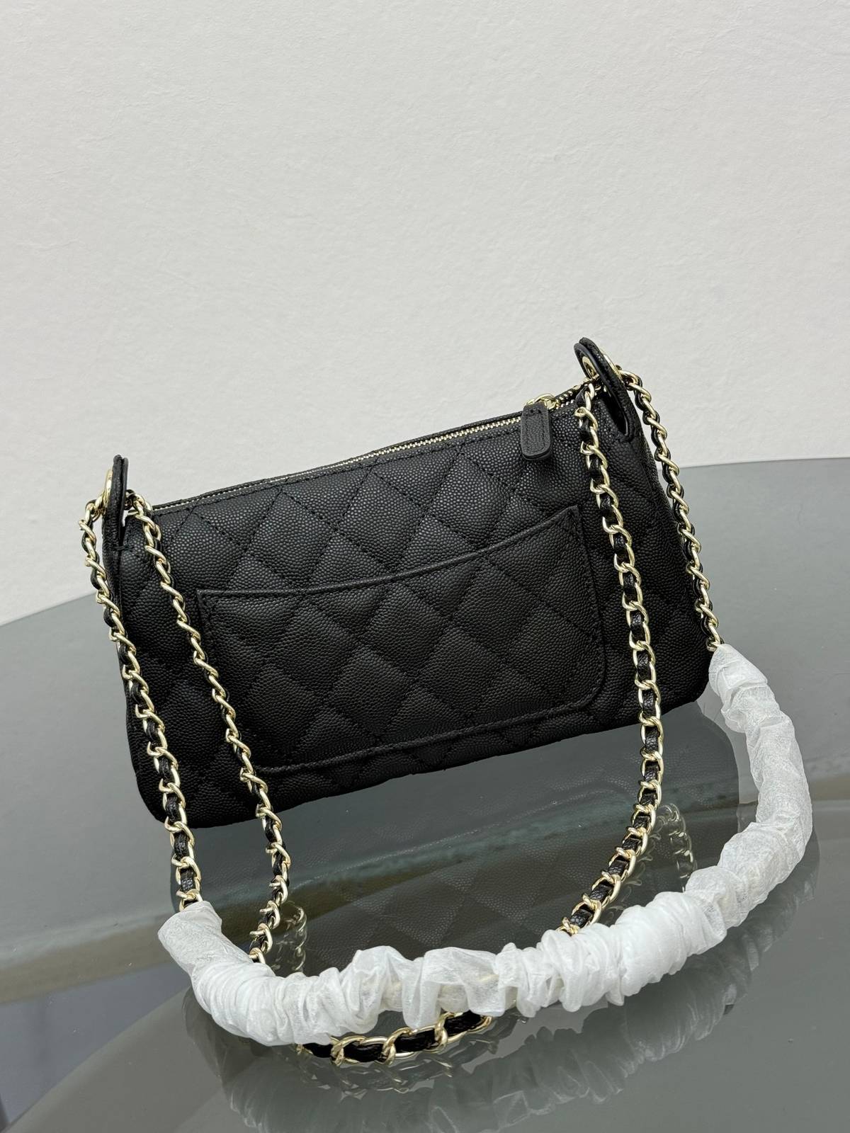 シャネル 6806 マトラッセ マルチカラー チェーンウォレット ブラックゴールド金具 レディース - 画像 8