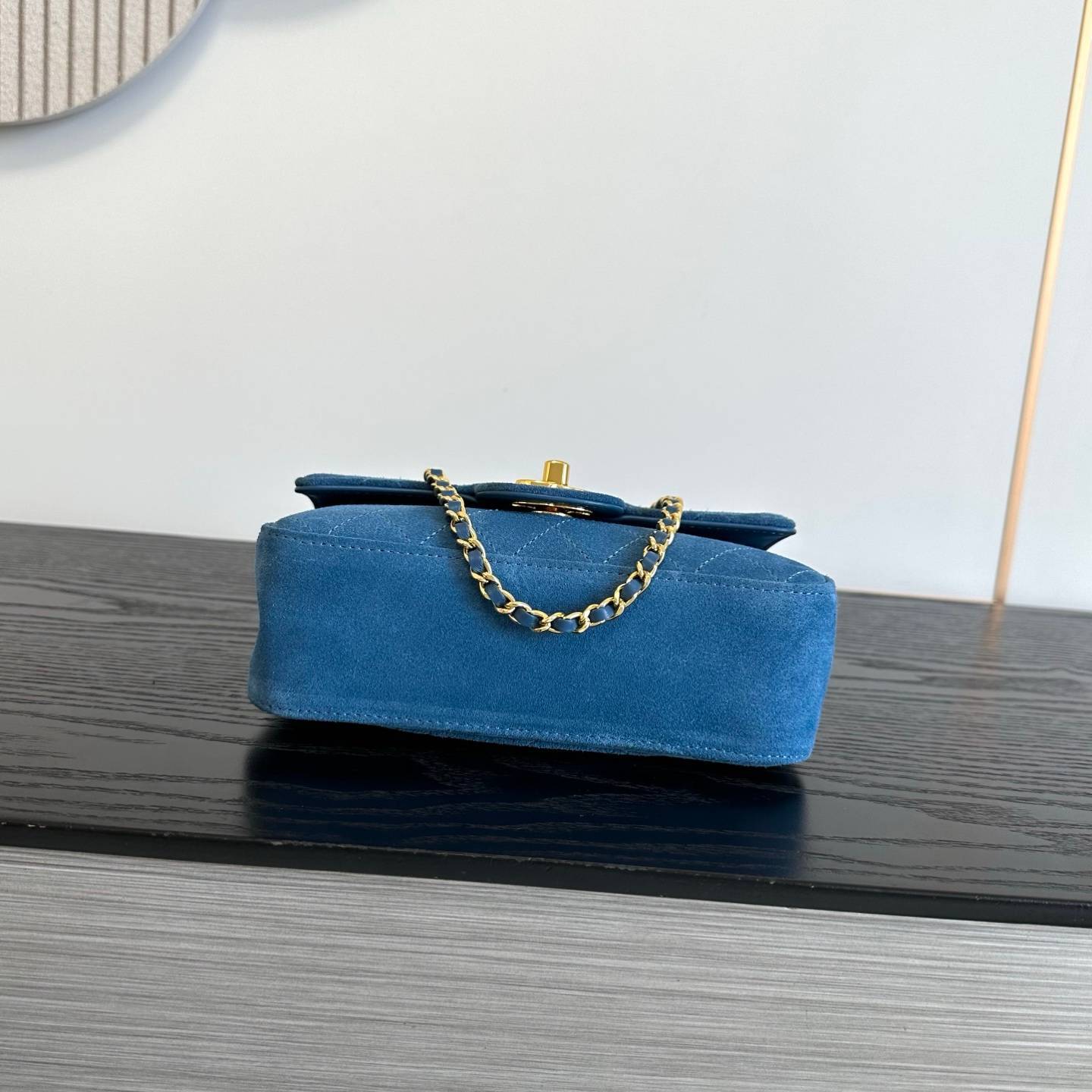 CHANEL シャネル マトラッセ ラムスキン フラップバッグ ゴールド金具 ミニバッグ グリーン レディース - 画像 16