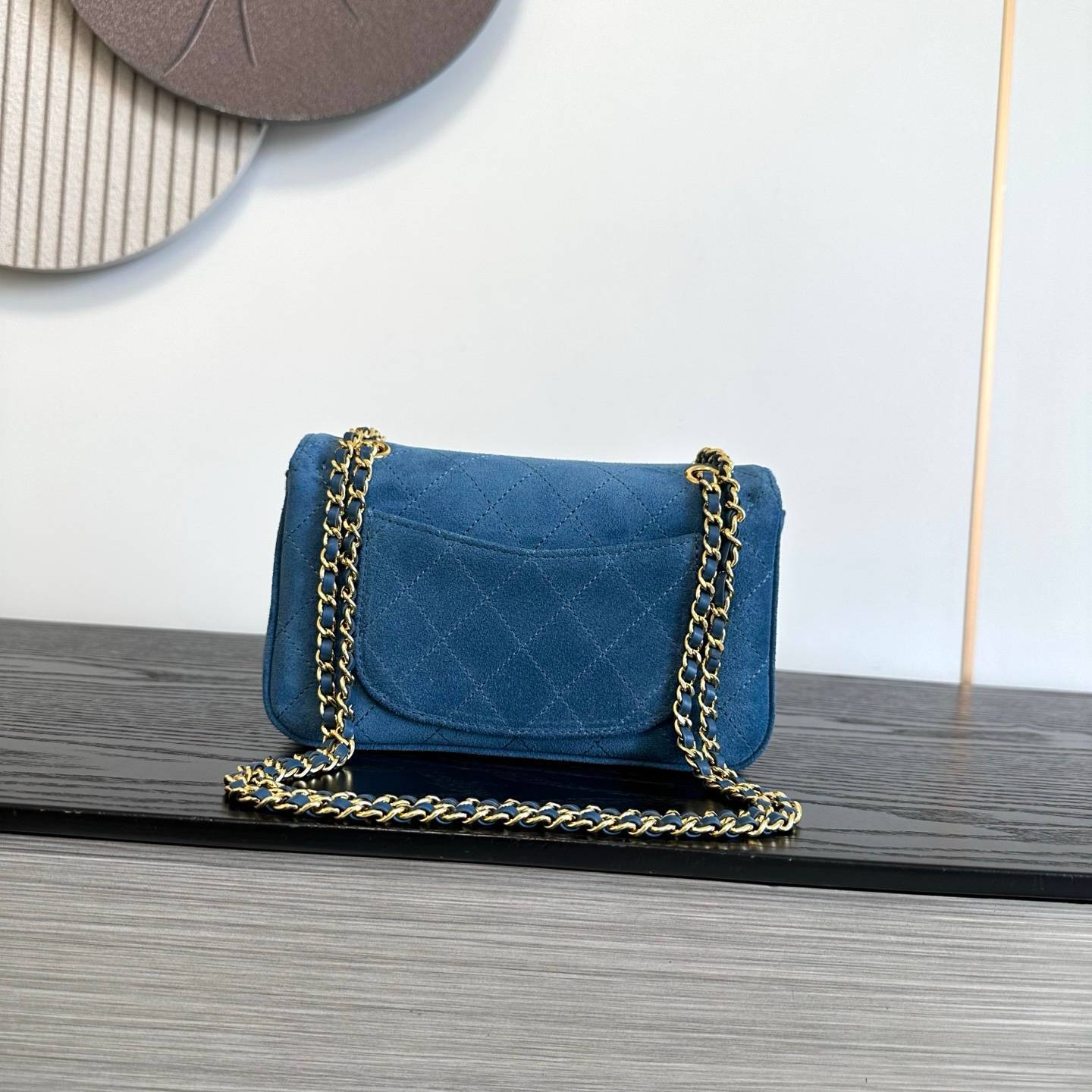 CHANEL シャネル マトラッセ ラムスキン フラップバッグ ゴールド金具 ミニバッグ グリーン レディース - 画像 17