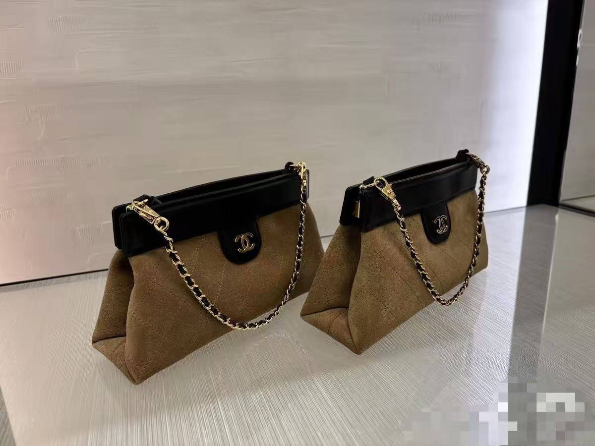 シャネル 5540 マトラッセ ラムスキン チェーンショルダーバッグ ブラック ベージュ ヴィンテージゴールド金具 レデ - 画像 19