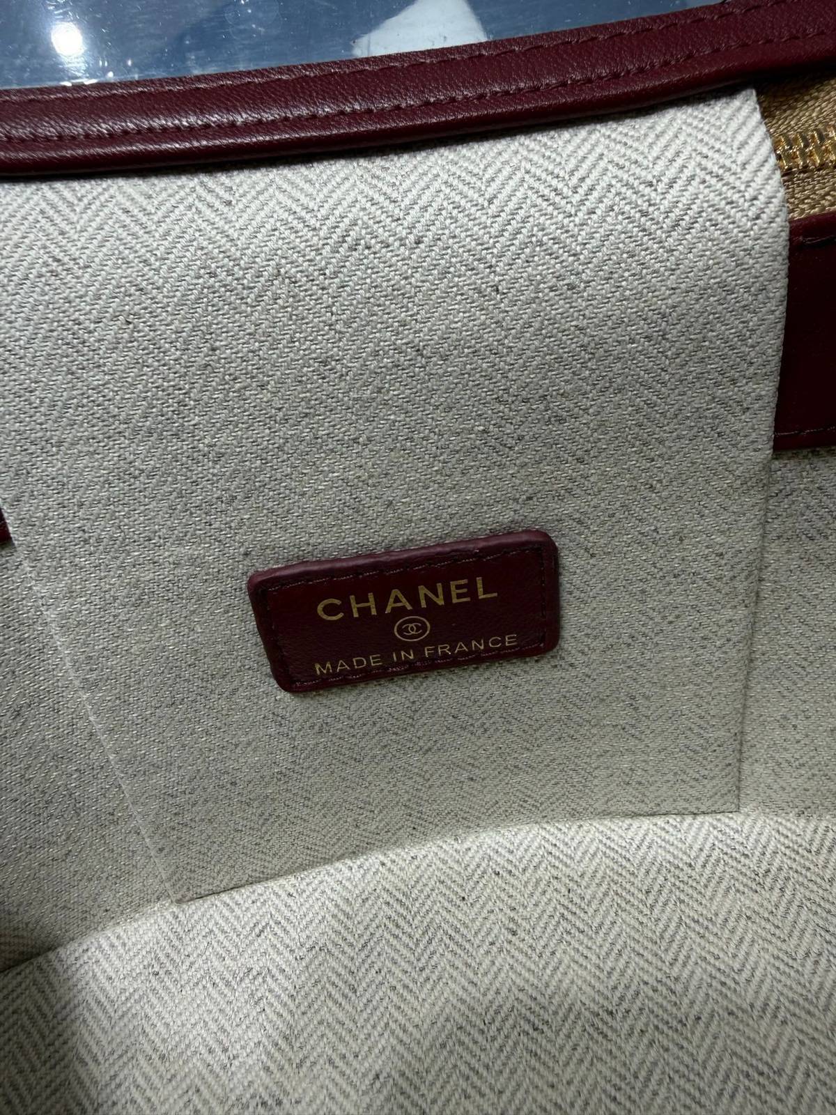 シャネル CHANEL バニティバッグ キャビアスキン ミラー付き フラップバッグ ゴールド金具 レディース - 画像 2