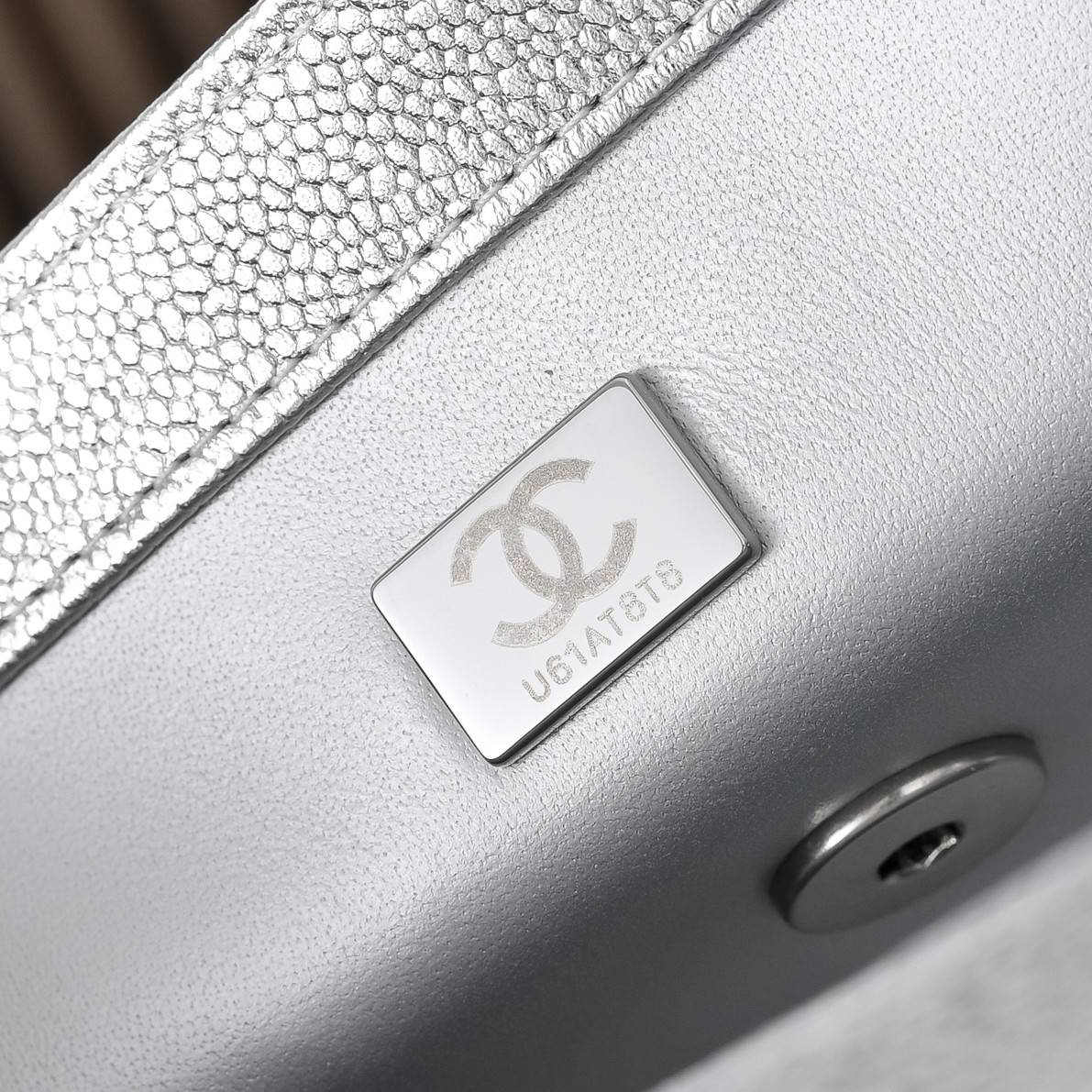 シャネル CHANEL マトラッセ キャビアスキン チェーンショルダーバッグ シルバー金具 レディース - 画像 2