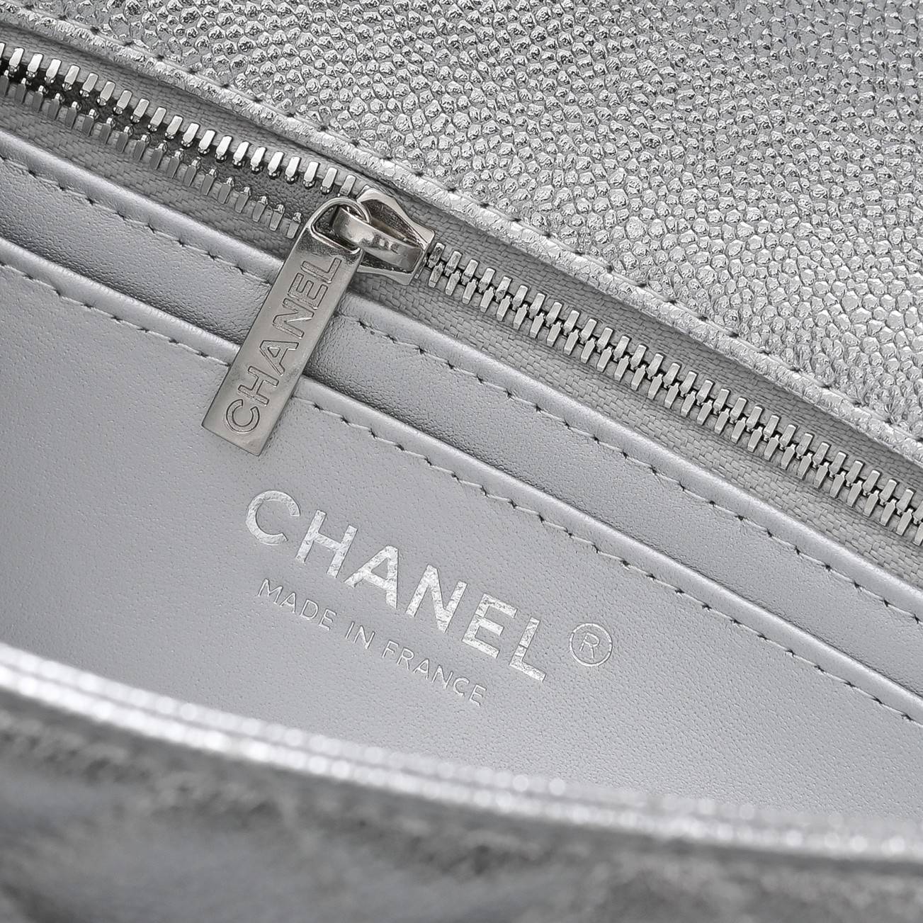 シャネル CHANEL マトラッセ キャビアスキン チェーンショルダーバッグ シルバー金具 レディース - 画像 3