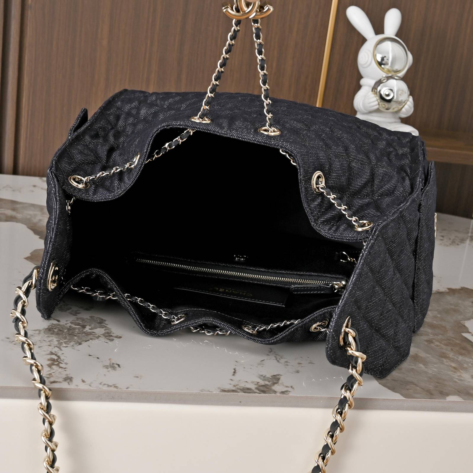 シャネル CHANEL 5311 マトラッセ チェーンショルダーバッグ キャビアスキン ゴールド金具 レディース - 画像 4