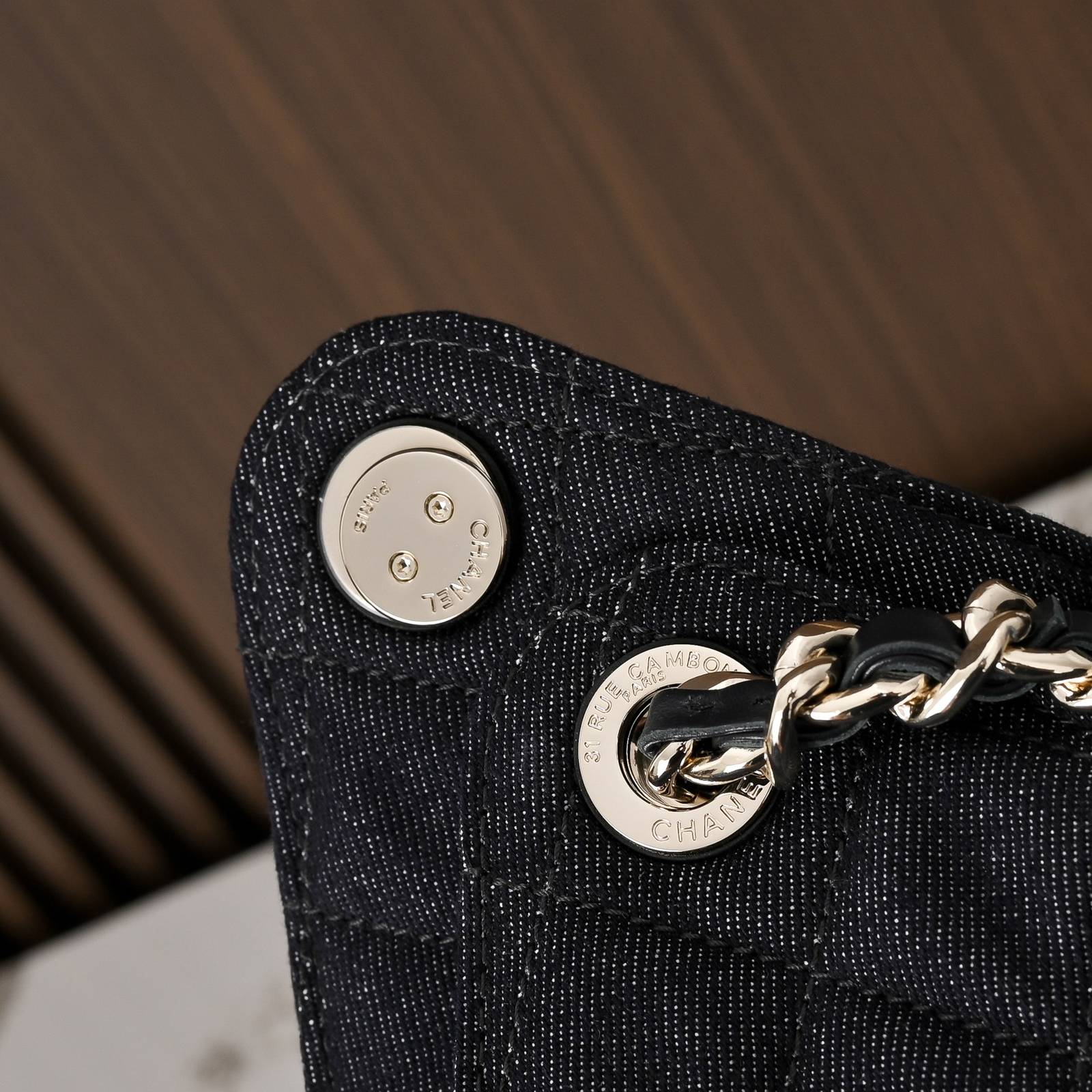 シャネル CHANEL 5311 マトラッセ チェーンショルダーバッグ キャビアスキン ゴールド金具 レディース - 画像 5