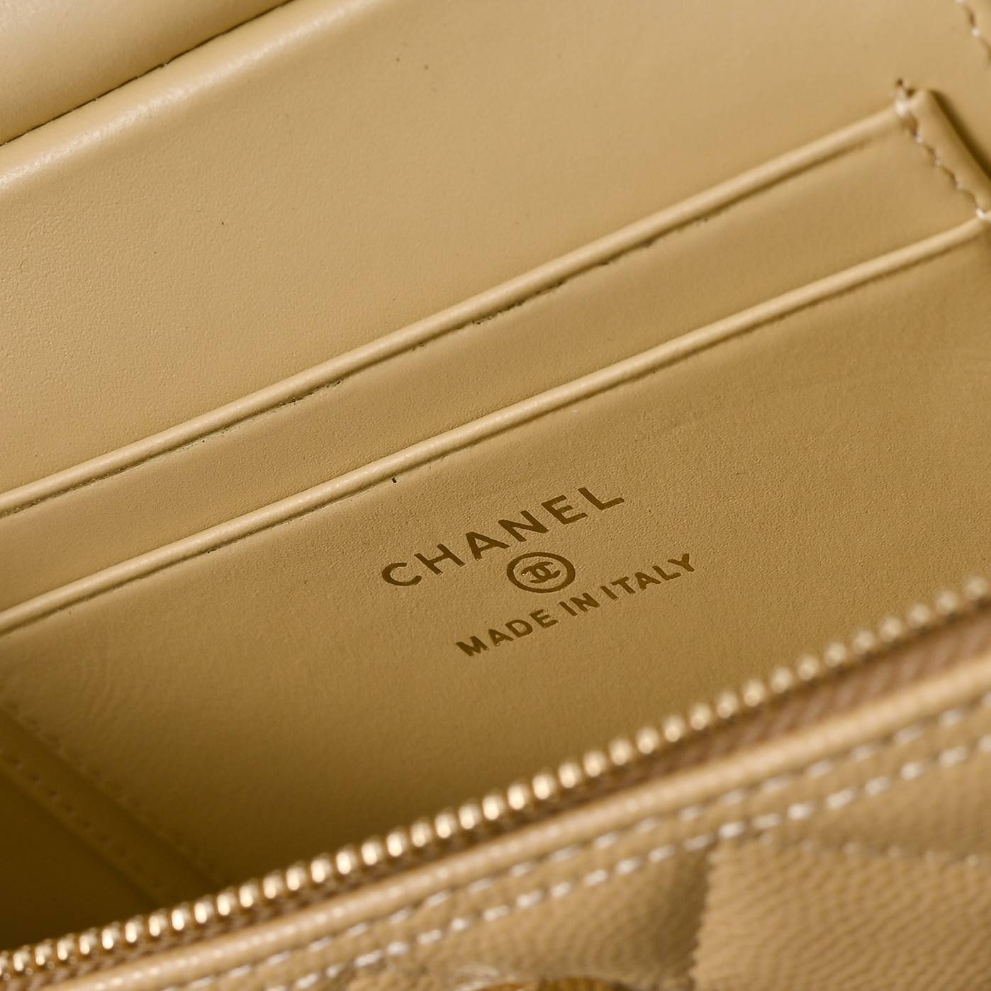 シャネル CHANEL マトラッセ ハンドバッグ キャビアスキン ゴールド金具 フラップバッグ レザー編み込みチェーン - 画像 2