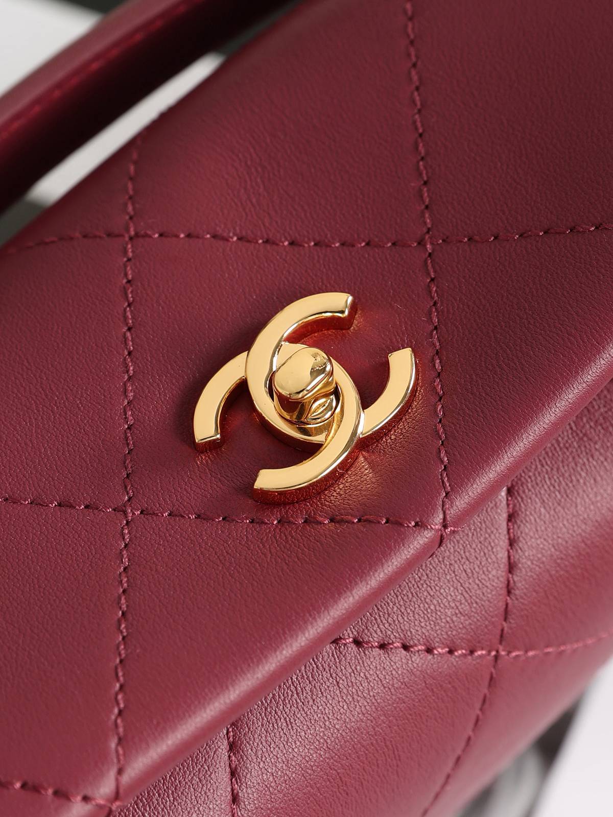 シャネル 6255 マトラッセ ラムスキン フラップバッグ ゴールド金具 クロスボディ レディース ブラック ピンク ホ - 画像 5