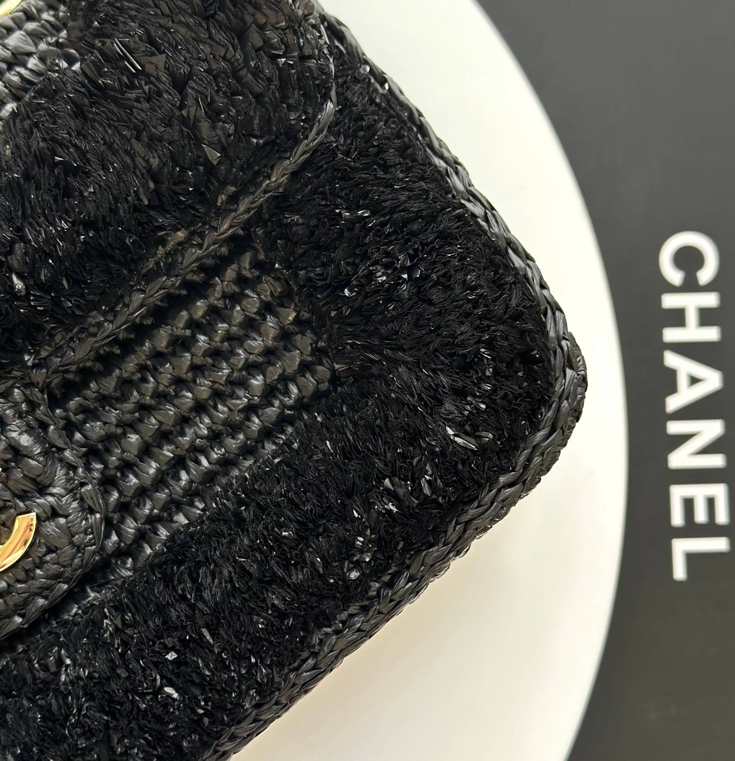 シャネル CHANEL マトラッセ ココマーク キャビアスキン チェーンショルダーバッグ ブラック ゴールド金具 レディ - 画像 4