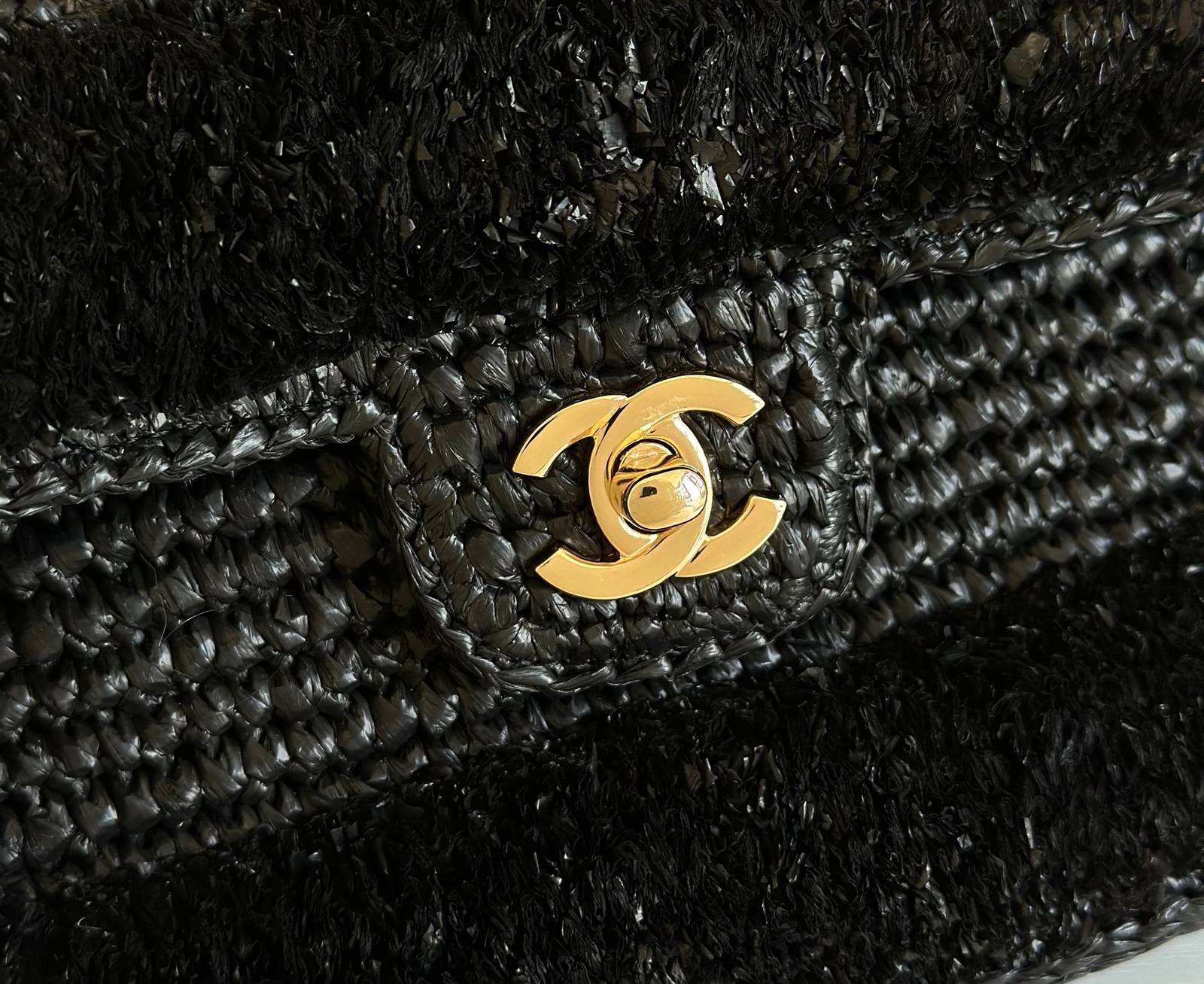シャネル CHANEL マトラッセ ココマーク キャビアスキン チェーンショルダーバッグ ブラック ゴールド金具 レディ - 画像 5