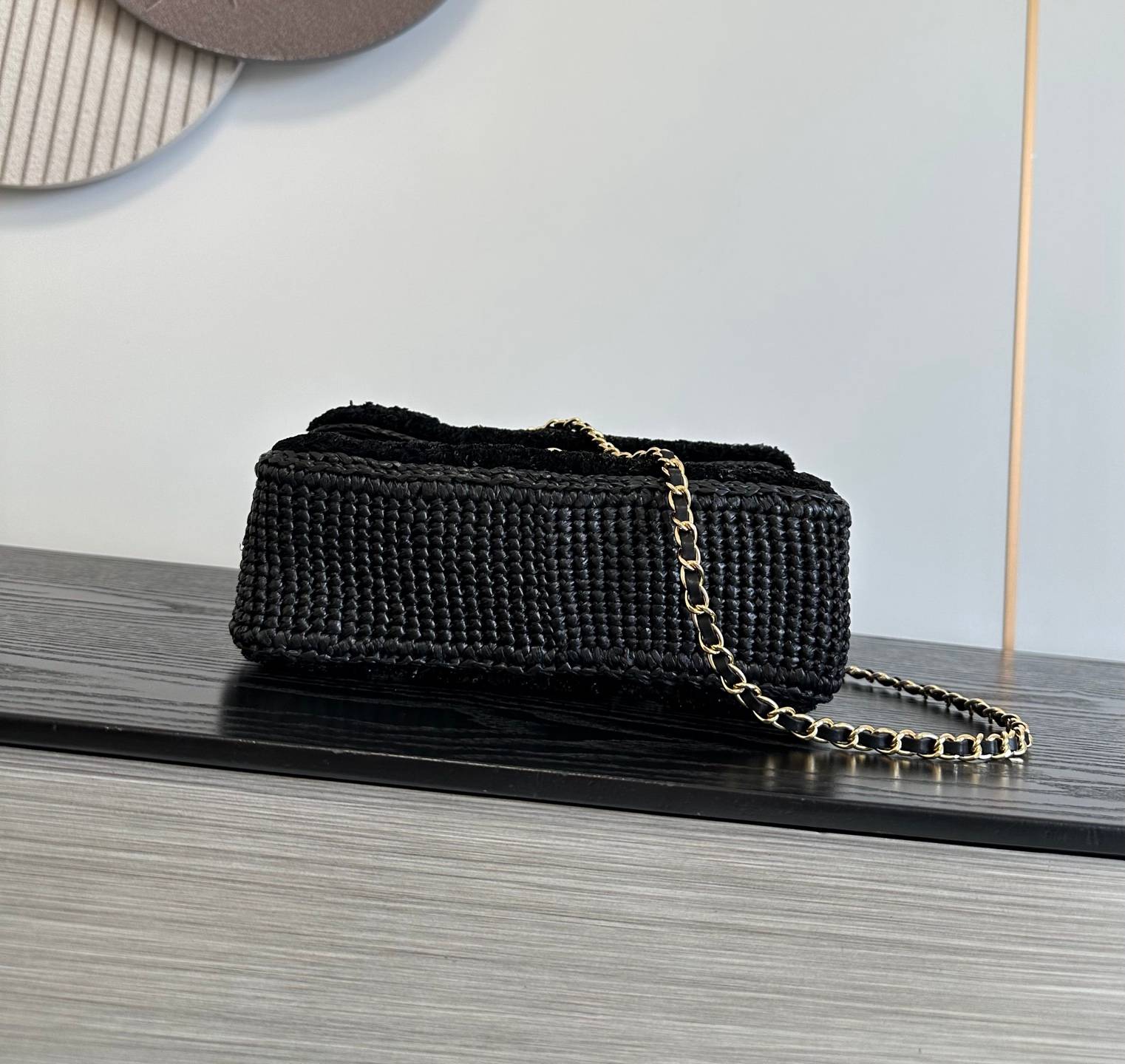 シャネル CHANEL マトラッセ ココマーク キャビアスキン チェーンショルダーバッグ ブラック ゴールド金具 レディ - 画像 7